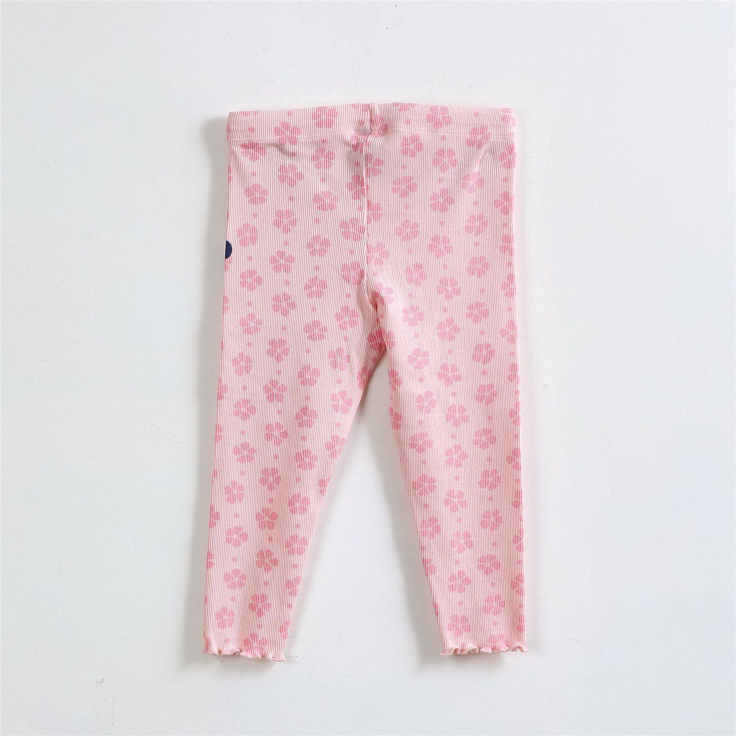 Calza Niña Minnie Disney Rib Rosado-1