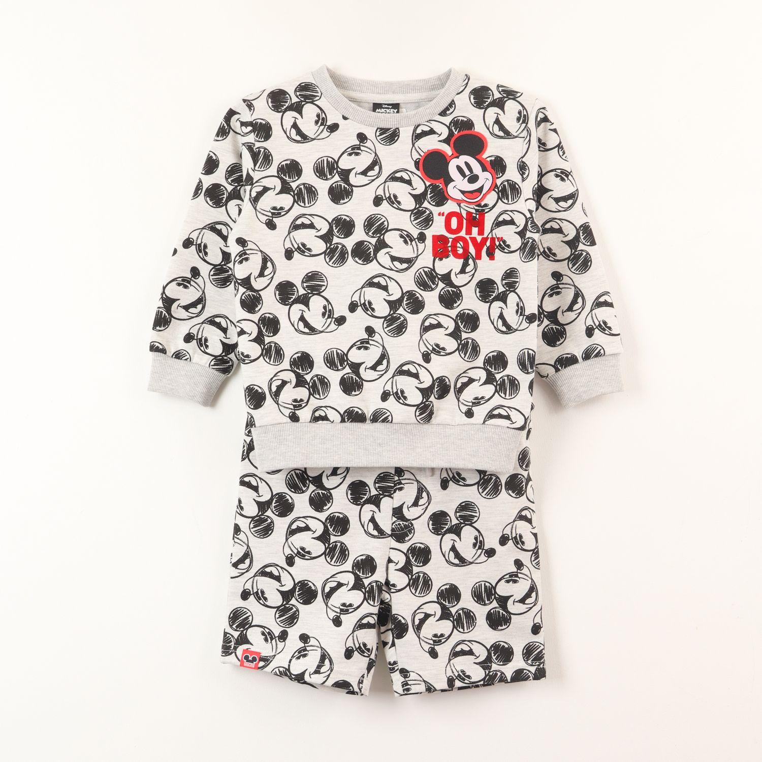 Conjunto Comfy Niño Mickey Oh Boy! Gris Disney-0