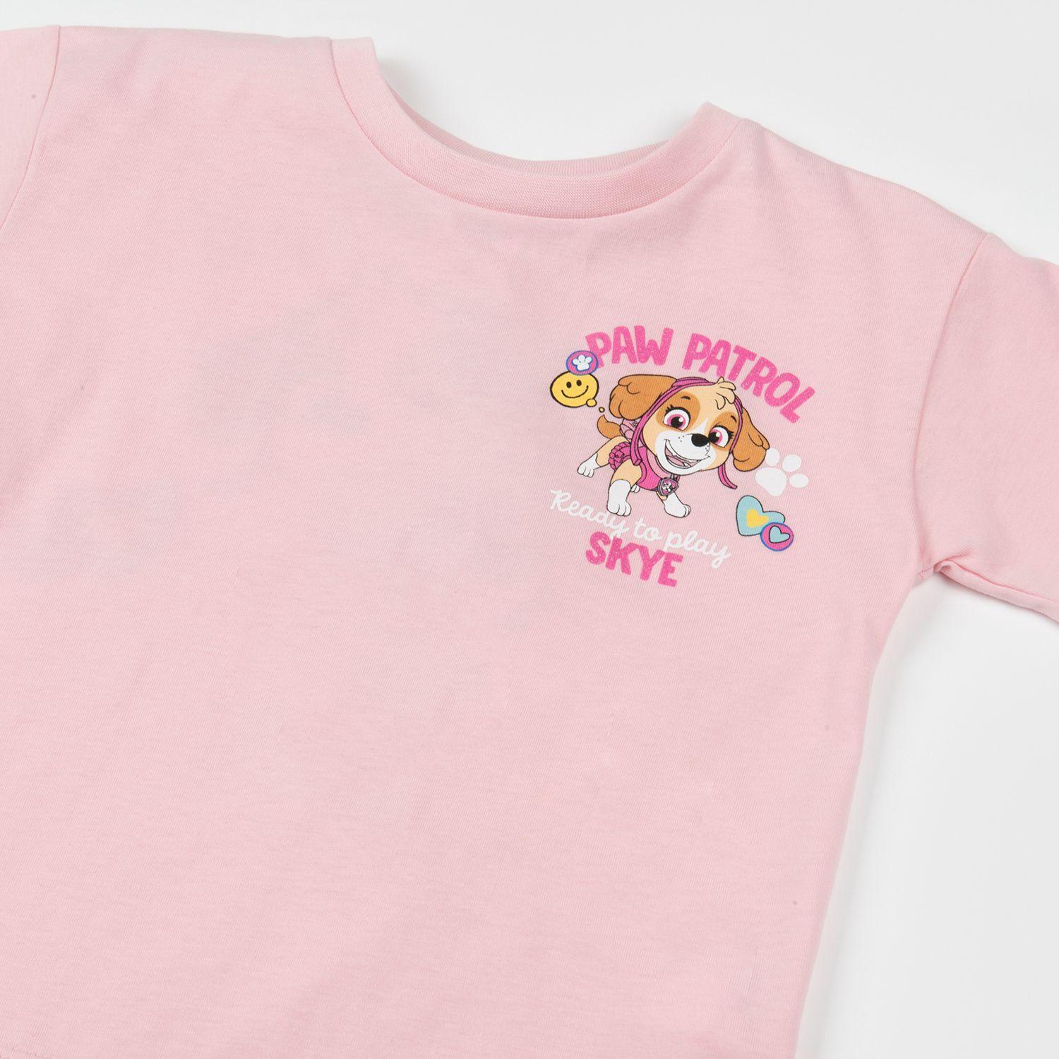 Polera Manga Corta Niña Rosado II Paw Patrol-2