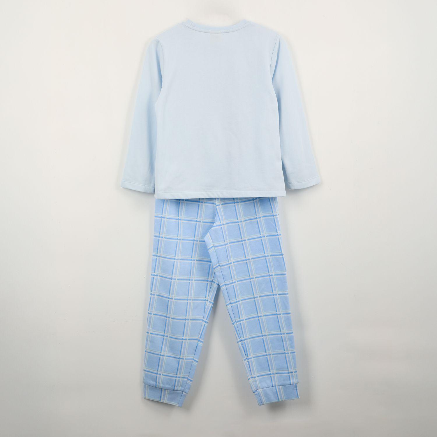 Pijama Manga Larga Niña Lilo & Stitch Celeste Disney-1