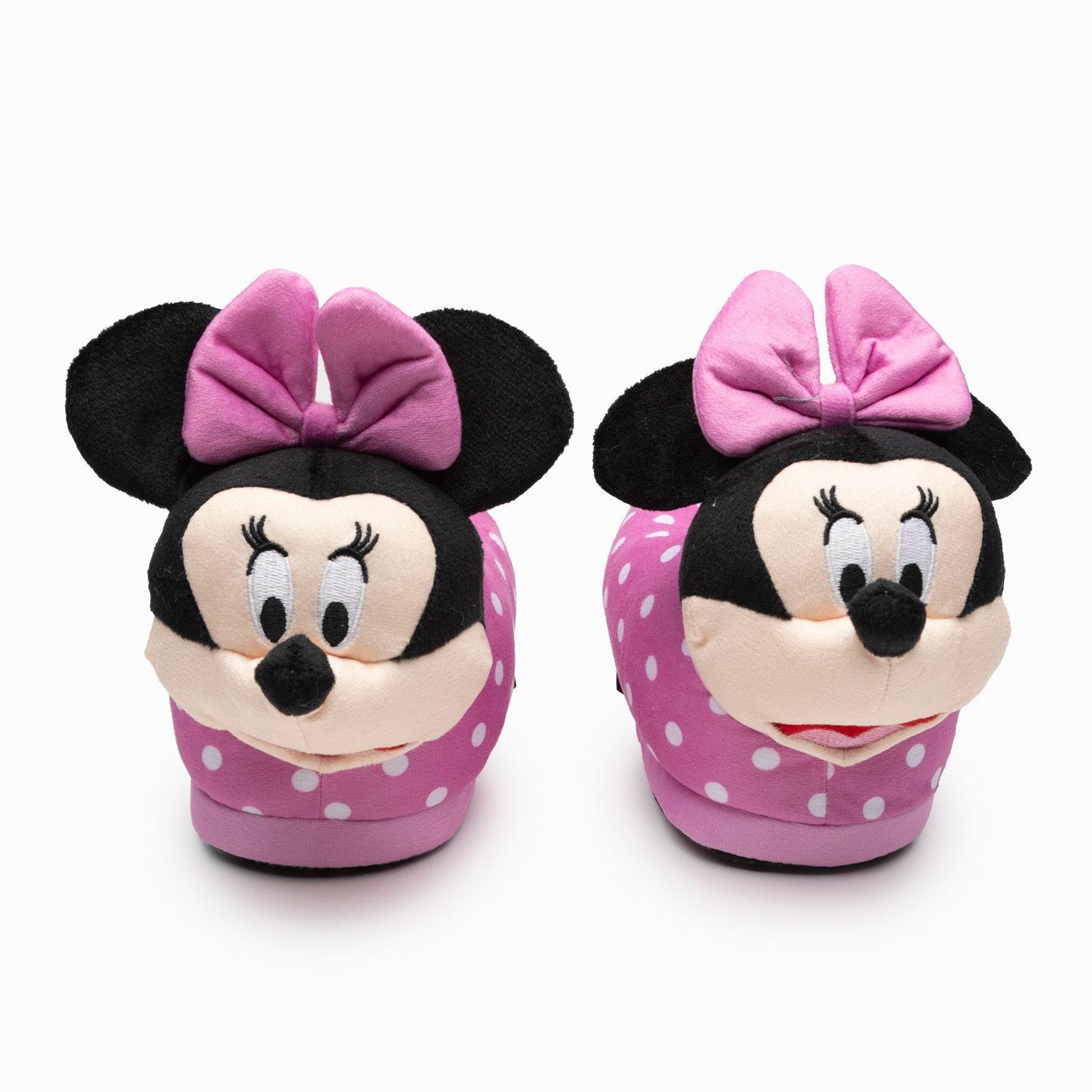 Pantufla 3D Niña Rosada Minnie Disney-2