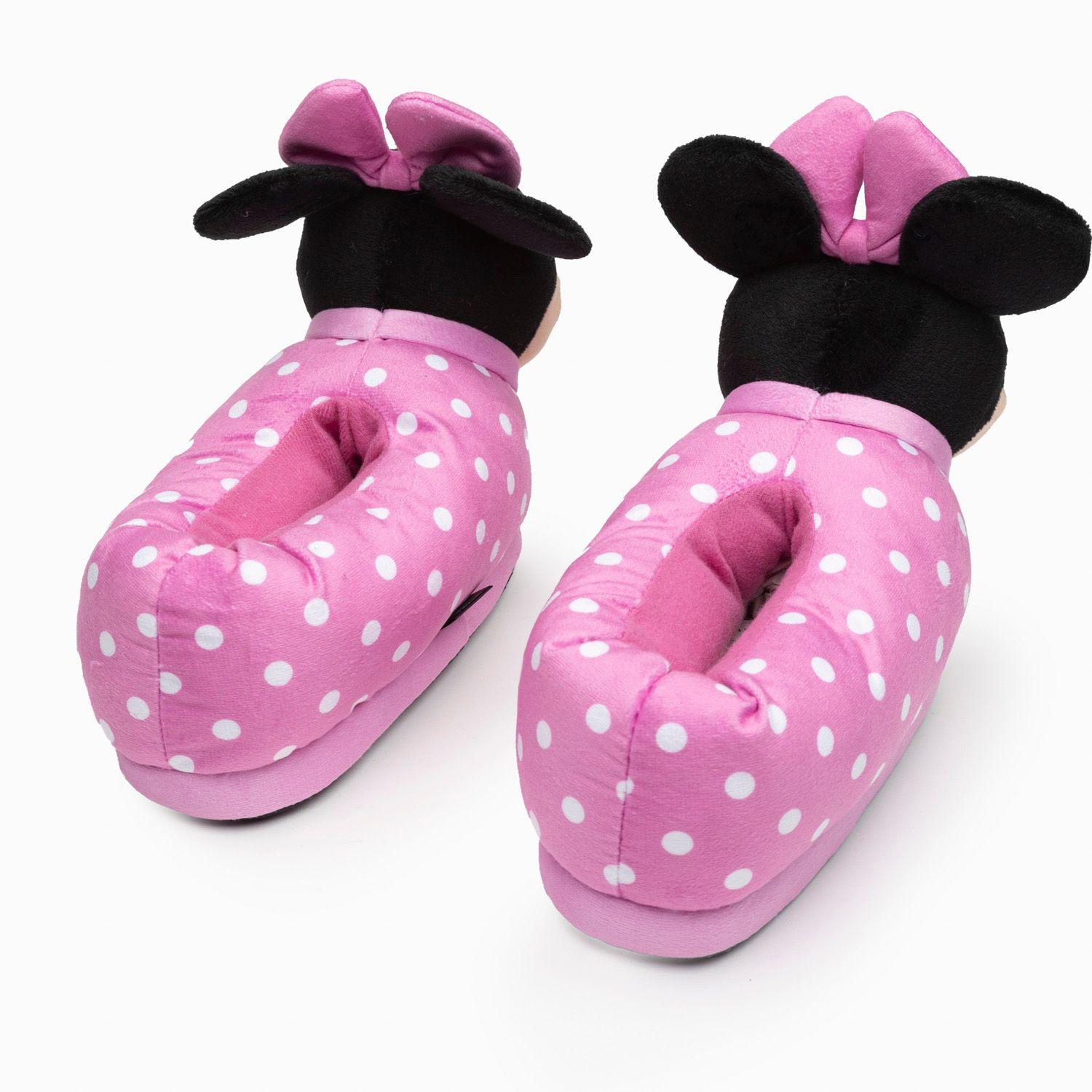 Pantufla 3D Niña Rosada Minnie Disney-3