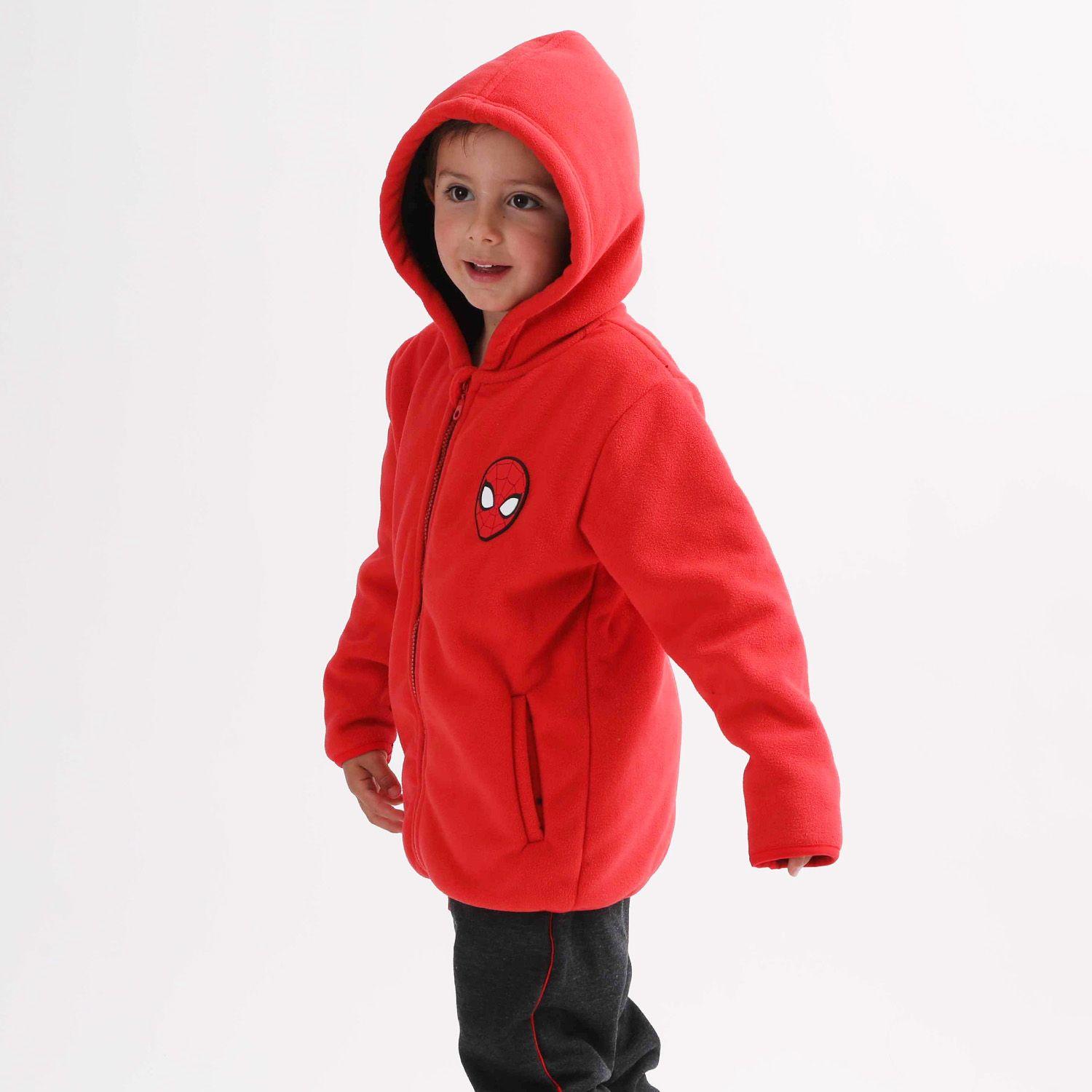 Chaqueta Niño Spiderman Plastic Logo Rojo Marvel-1