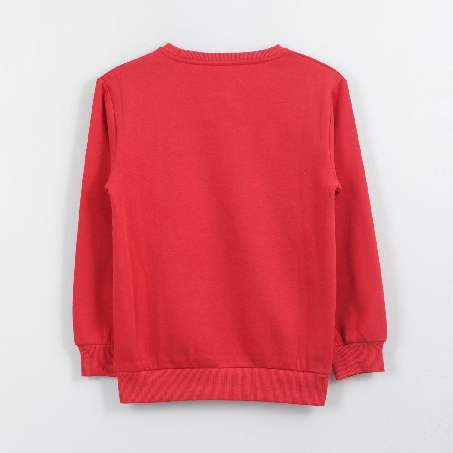 Polerón Cerrado Niño Spiderman Telaraña Rojo Marvel-1