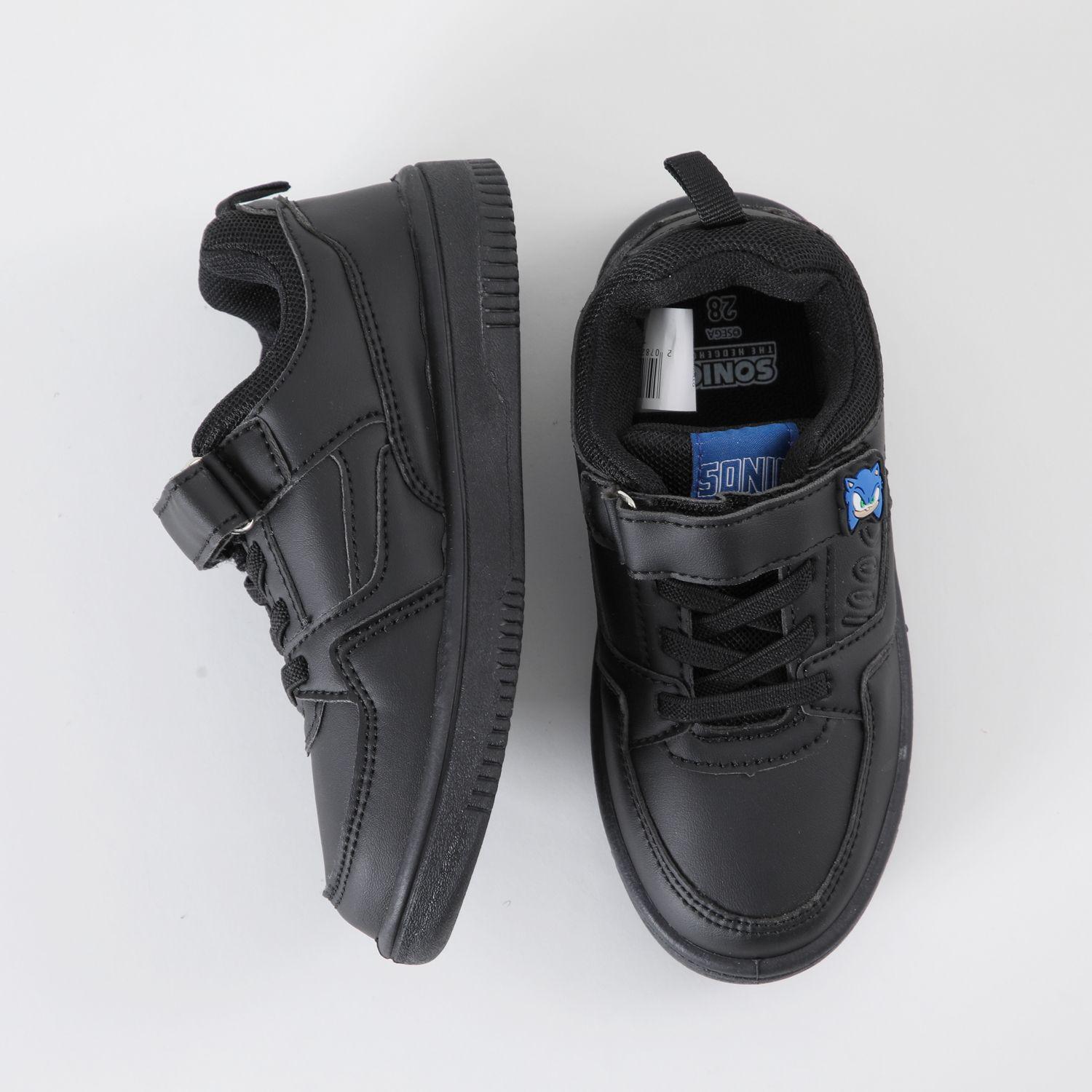 Zapatilla Escolar Niño Number Negro Sonic-2
