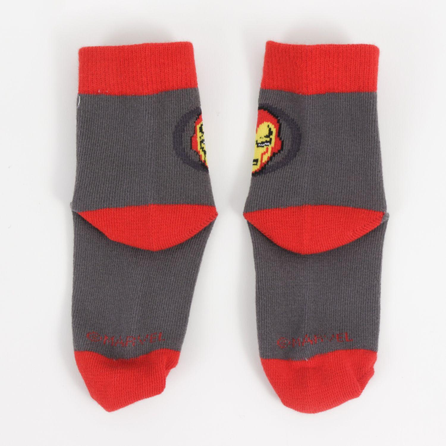Tripack Calcetines Niño Gris Logos Avengers Marvel-7