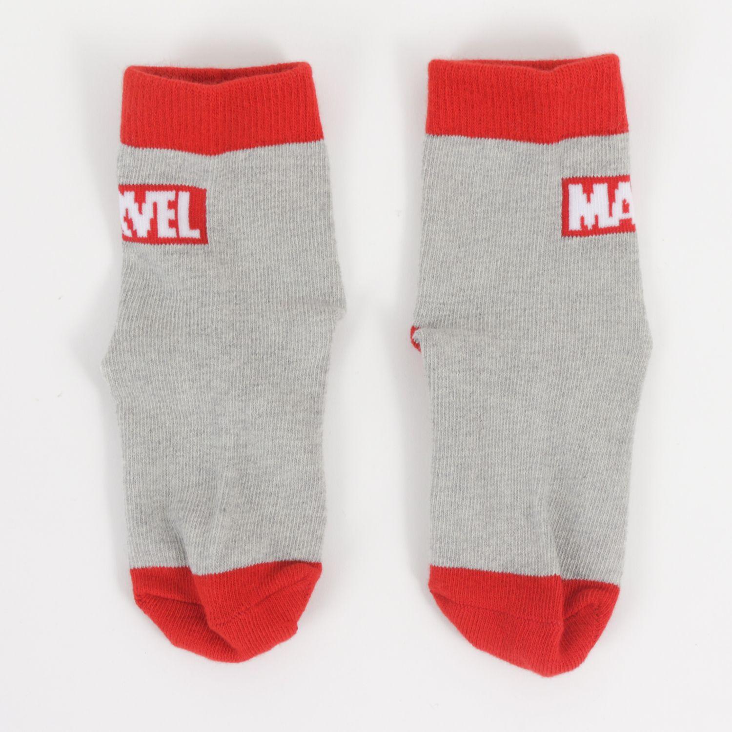 Tripack Calcetines Niño Gris Logos Avengers Marvel-8