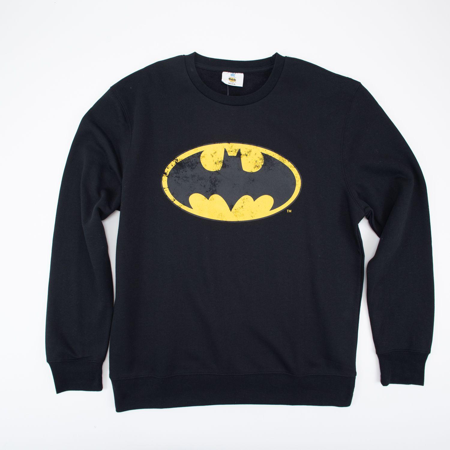 Poleron Hombre Batman New Logo Negro DC Comics-0