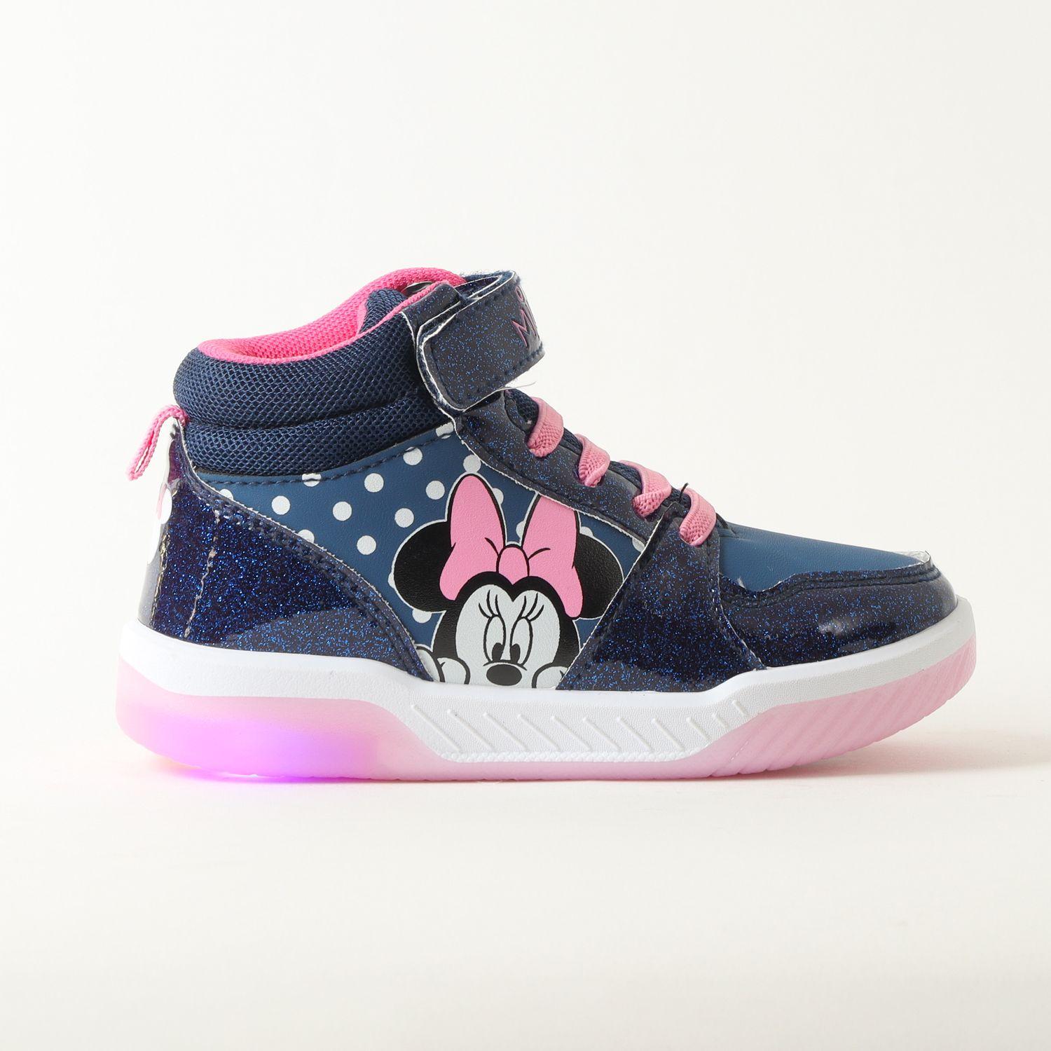 Zapatilla Con Luces Niña Minnie Spying Azul Disney-0
