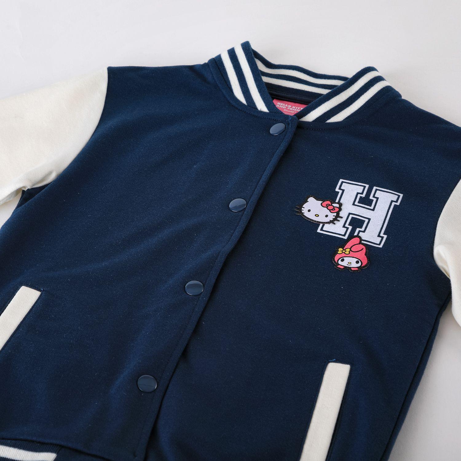 Chaqueta Bomber College Niña Hello Kitty Back Print Azul-2