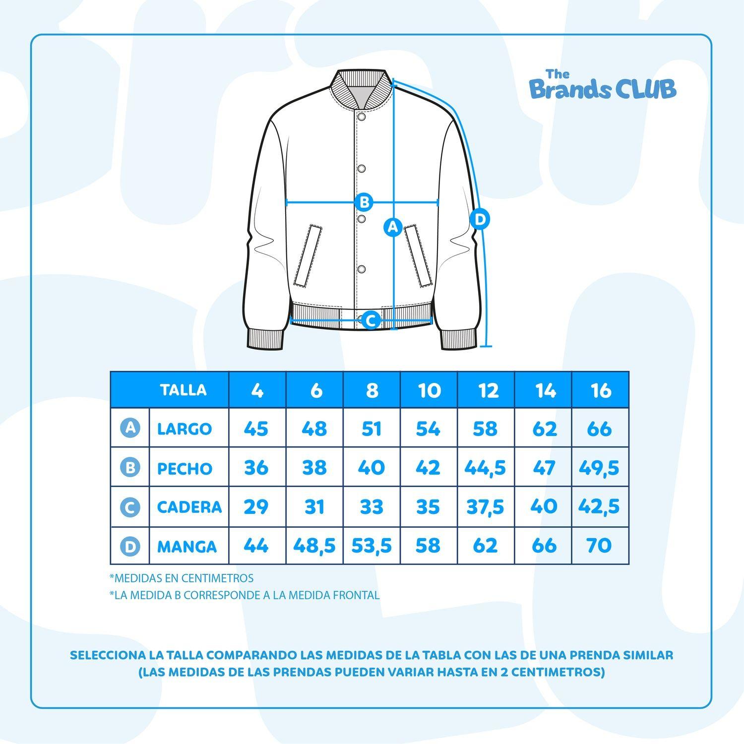 Chaqueta Bomber College Niña Hello Kitty Back Print Azul-4