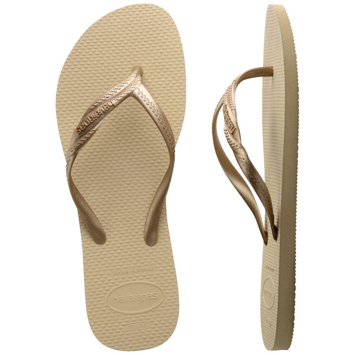 Sandalia Mujer Fantasia Dorado Havaianas-5