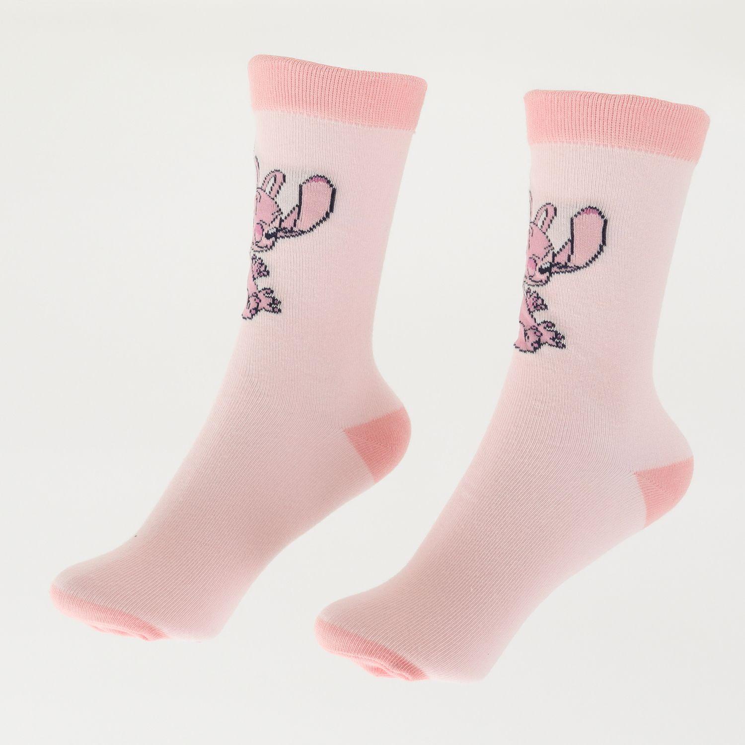 Tripack Calcetín Niña Rosa Angel Lilo & Stitch Disney-3