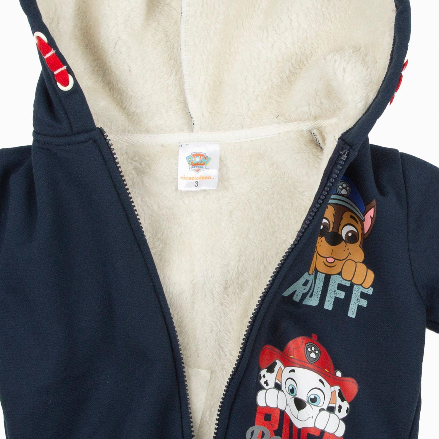 Poleron Niño Chase y Marshal Azul Marino Paw Patrol-3