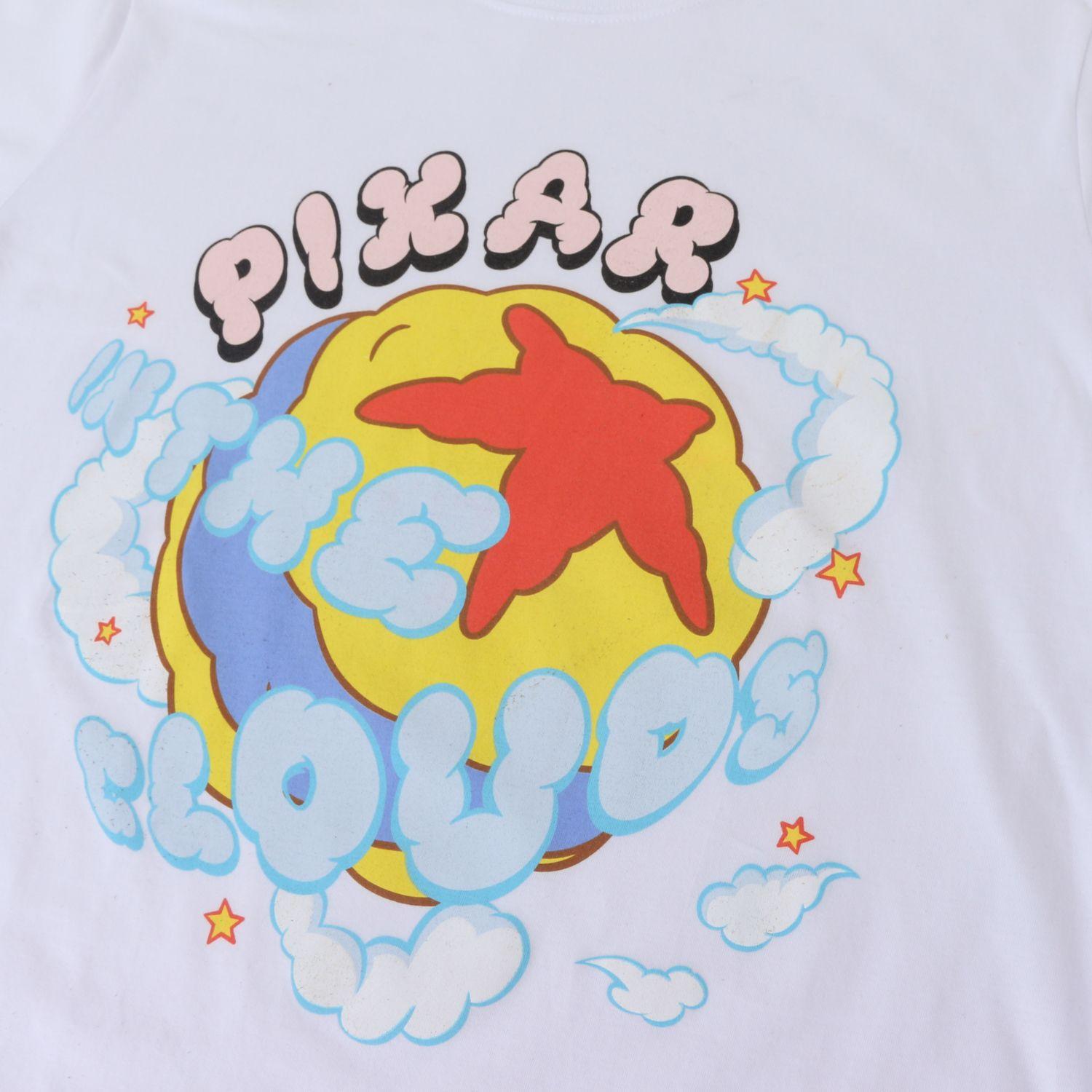 Polera Manga Corta Adulto Blanco Pelota Pixar Disney-2