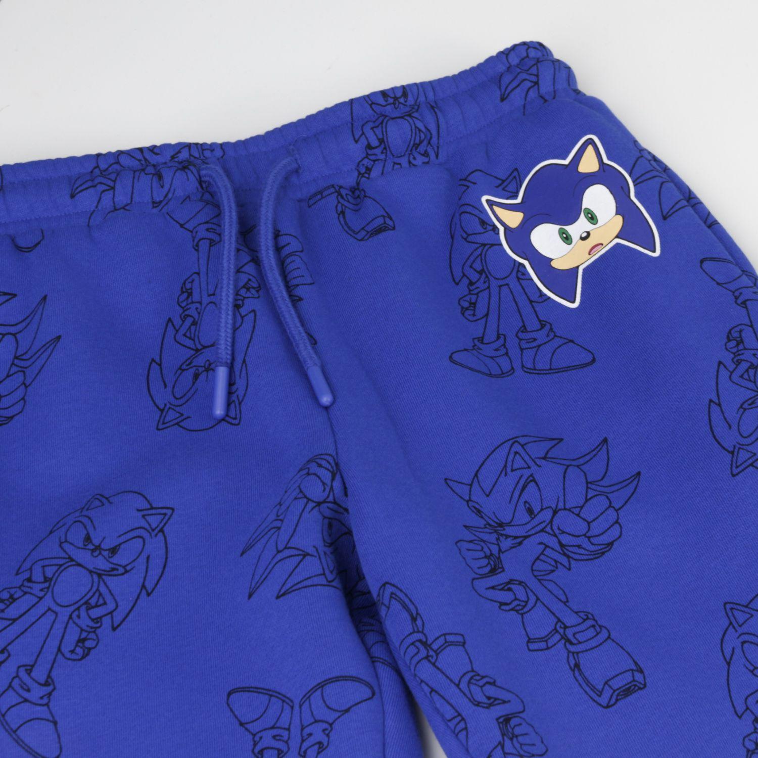 Pantalón de Buzo Niño Full Print Azul Shadow & Sonic-2