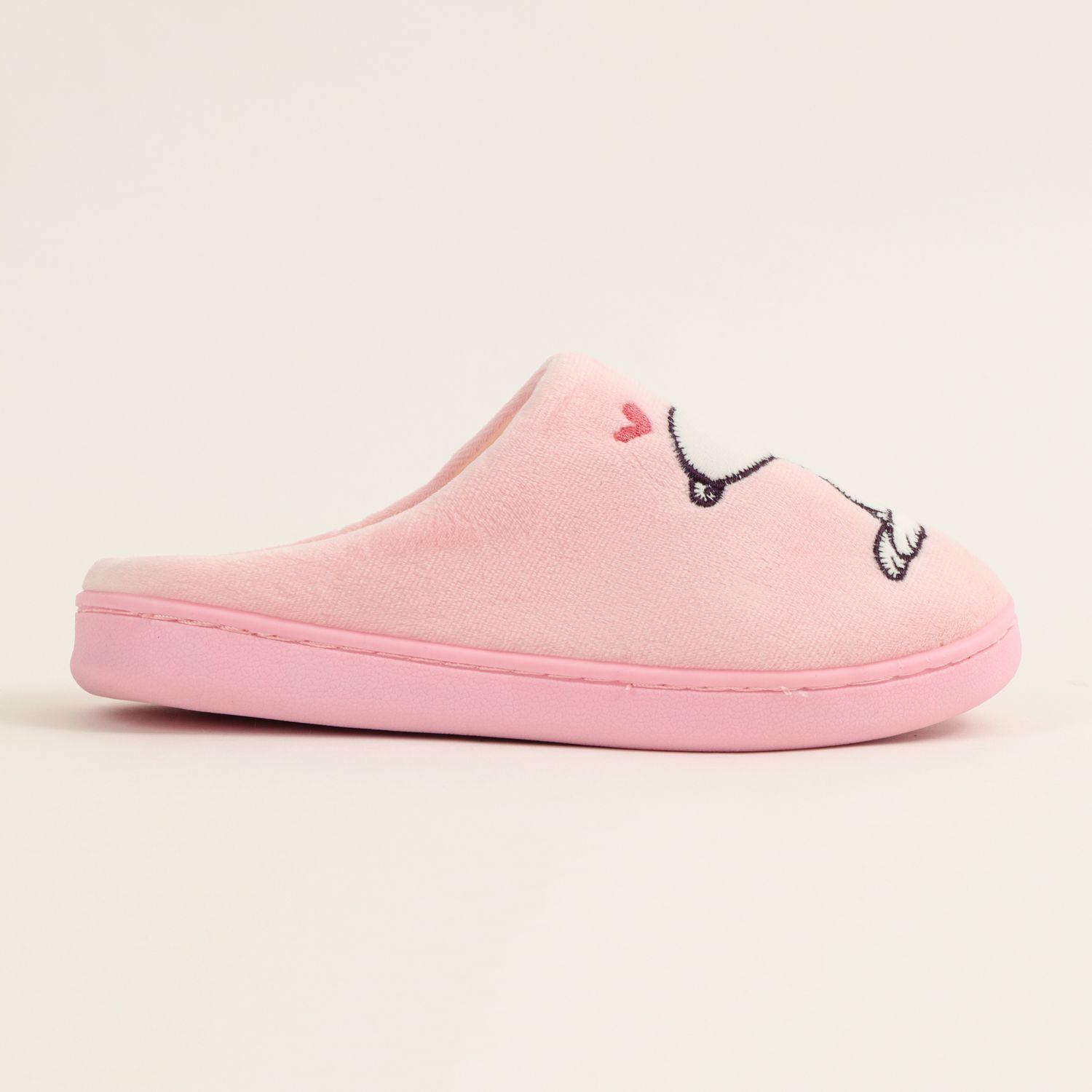Pantufla Mujer Corazones Rosado Snoopy-4