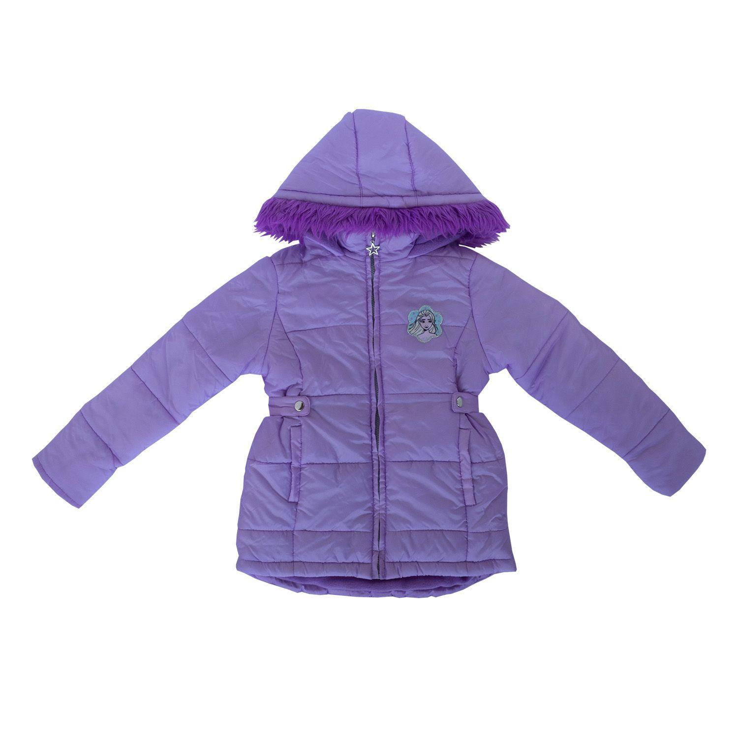 Parka Niña Frozen Bubble Lila Disney-0