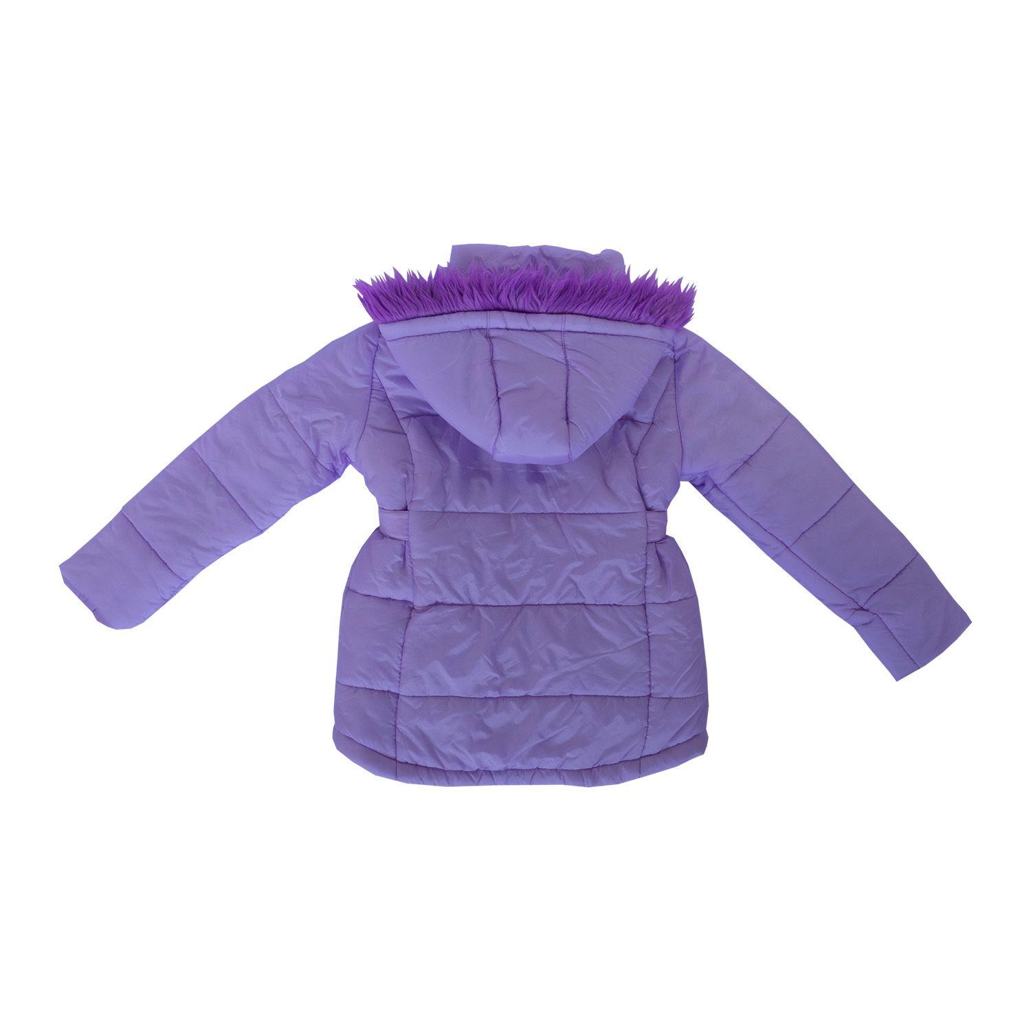 Parka Niña Frozen Bubble Lila Disney-1