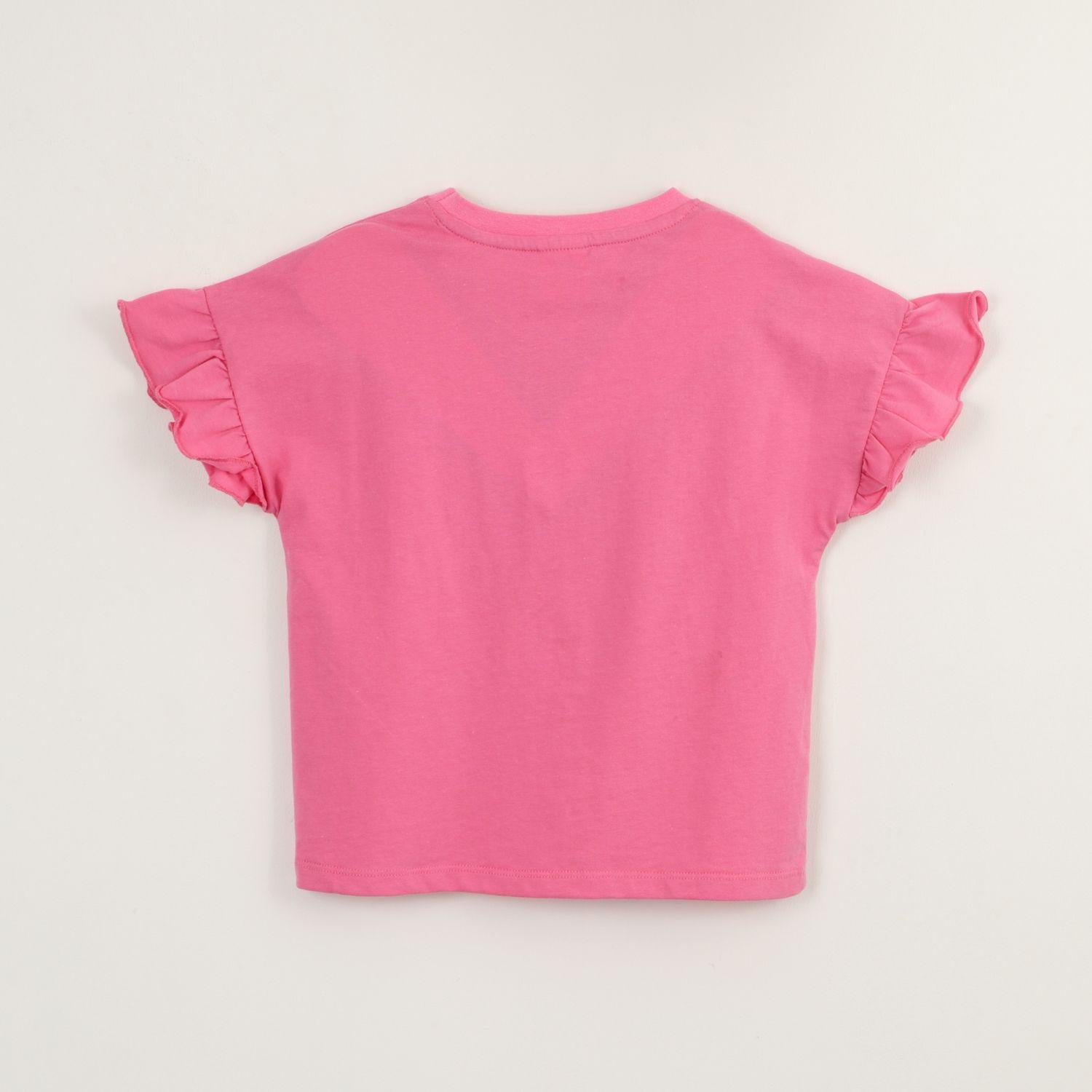 Polera Manga Corta Niña Skye Unicorn Rosado Paw Patrol-2