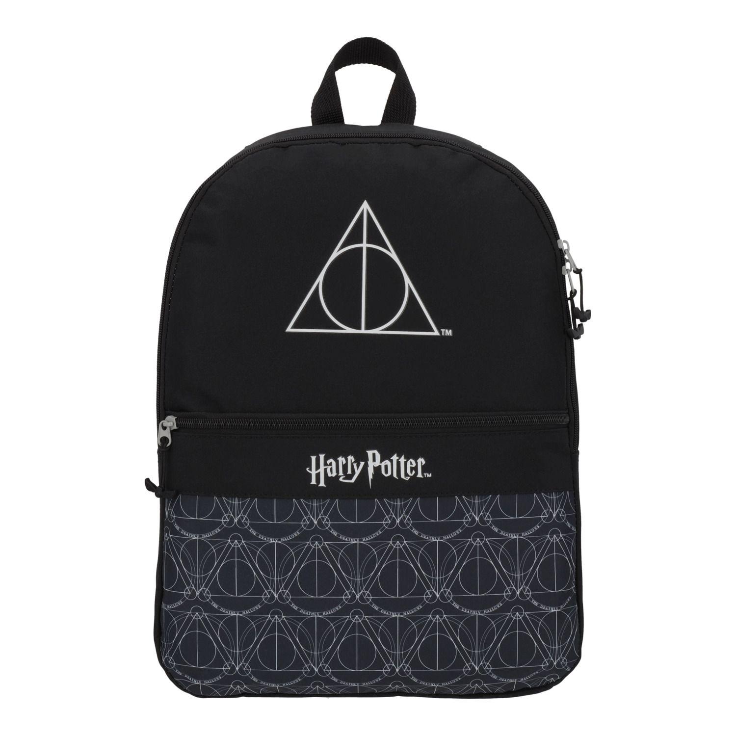 Mochila Escolar Niño Reliquias Negro Harry Potter-0
