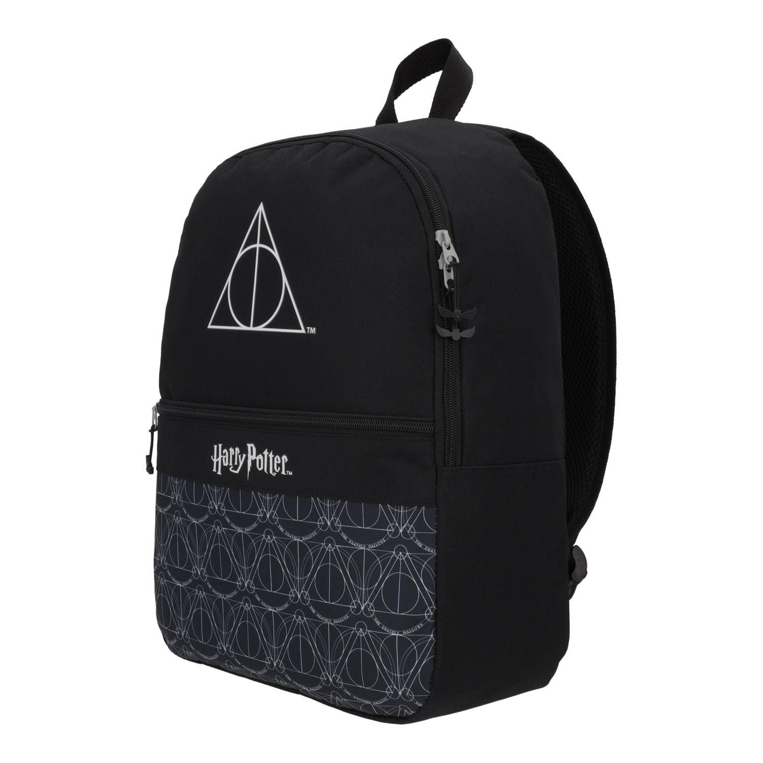 Mochila Escolar Niño Reliquias Negro Harry Potter-7