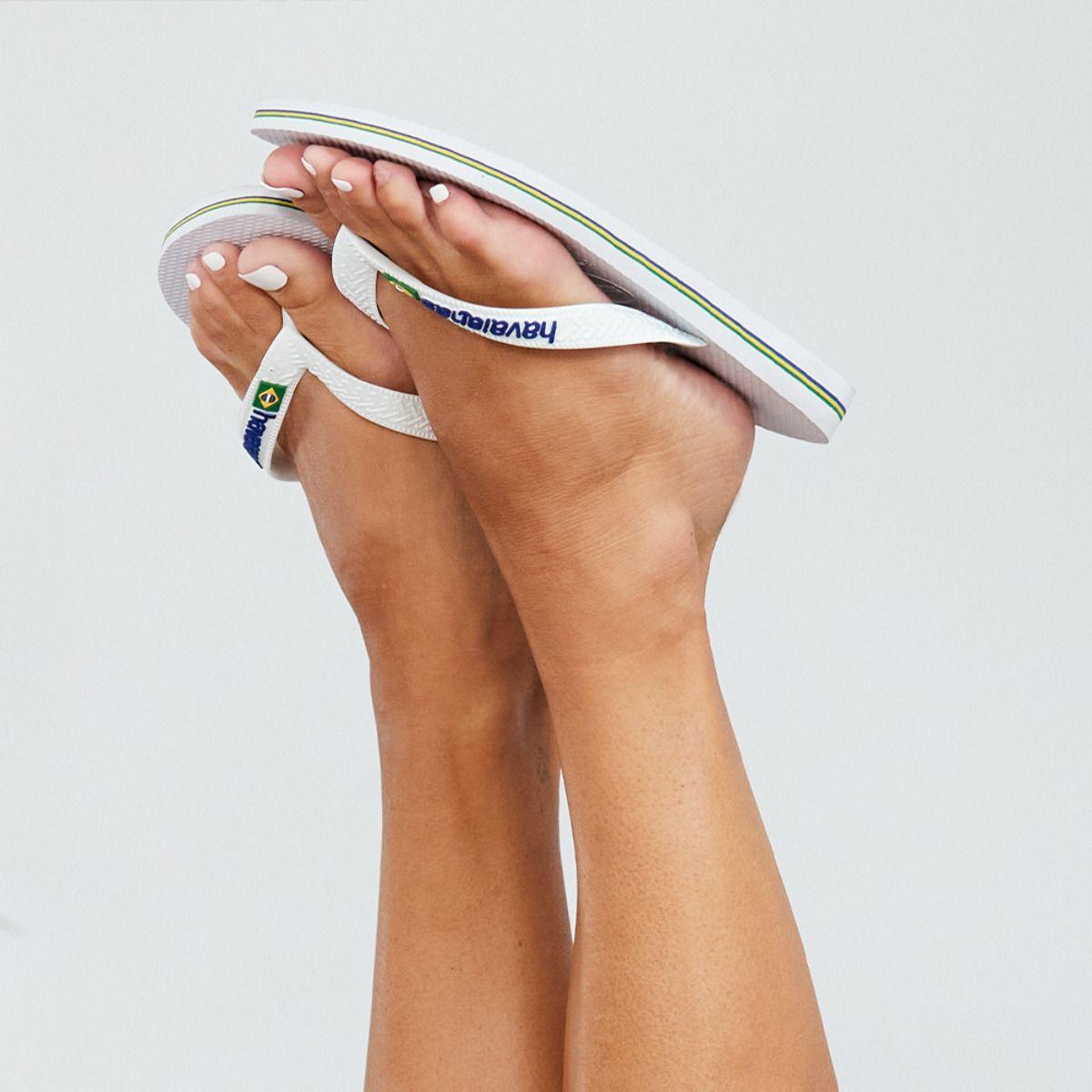 Sandalia Mujer Brasil Logo Blanco Havaianas-5