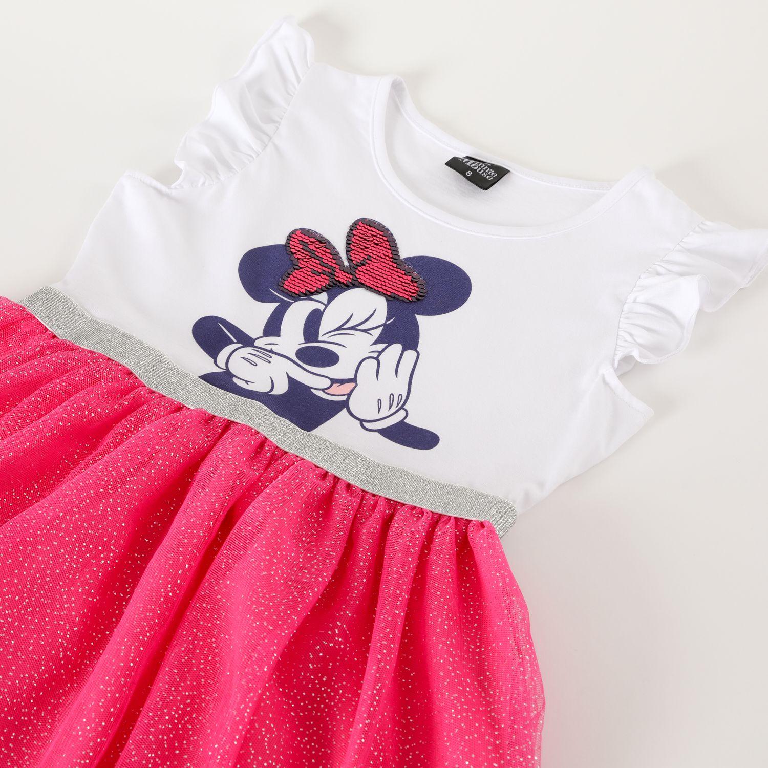 Vestido Niña Guiño Minnie Blanco Disney-2