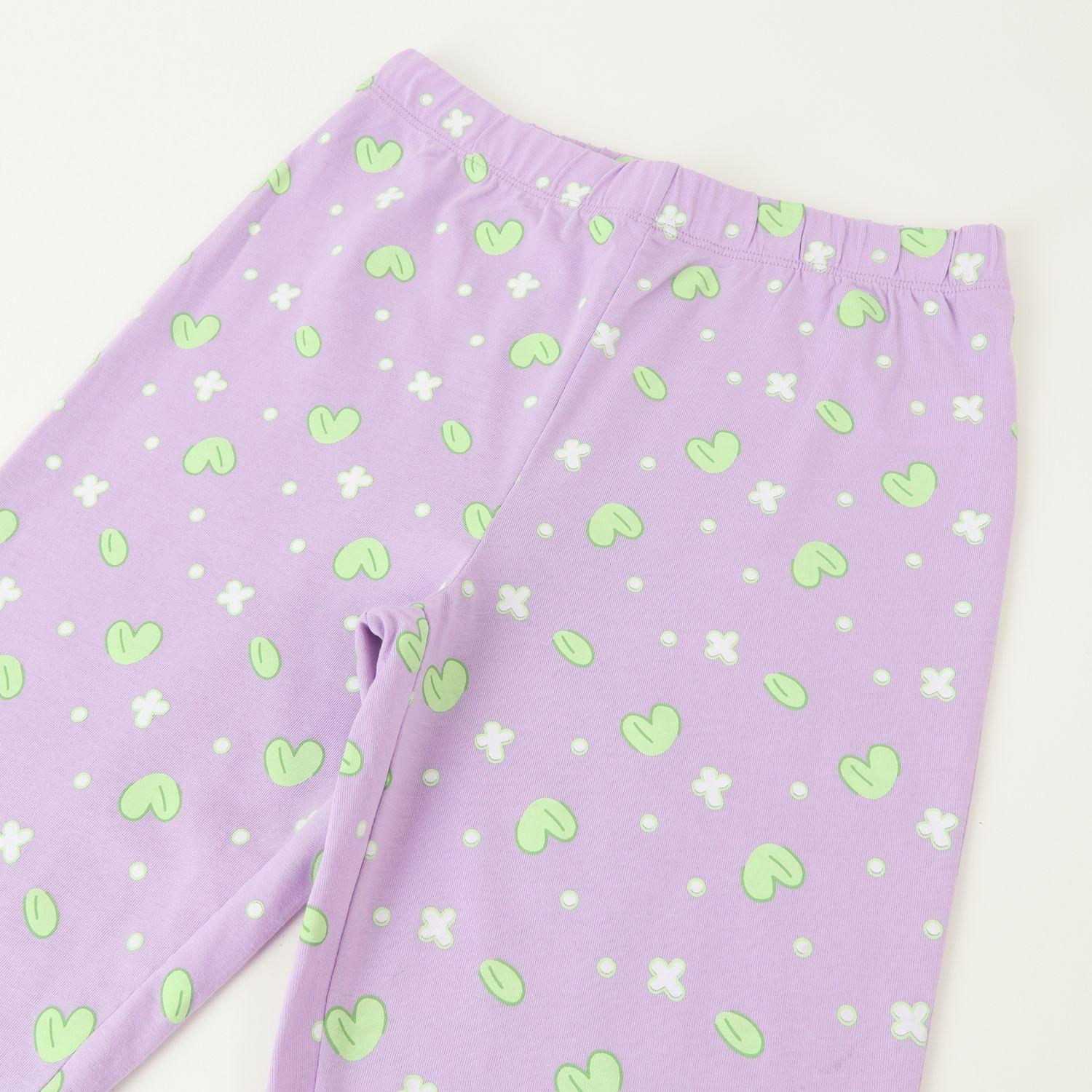 Conjunto Pijama Niña Sentado Morado Bluey-2