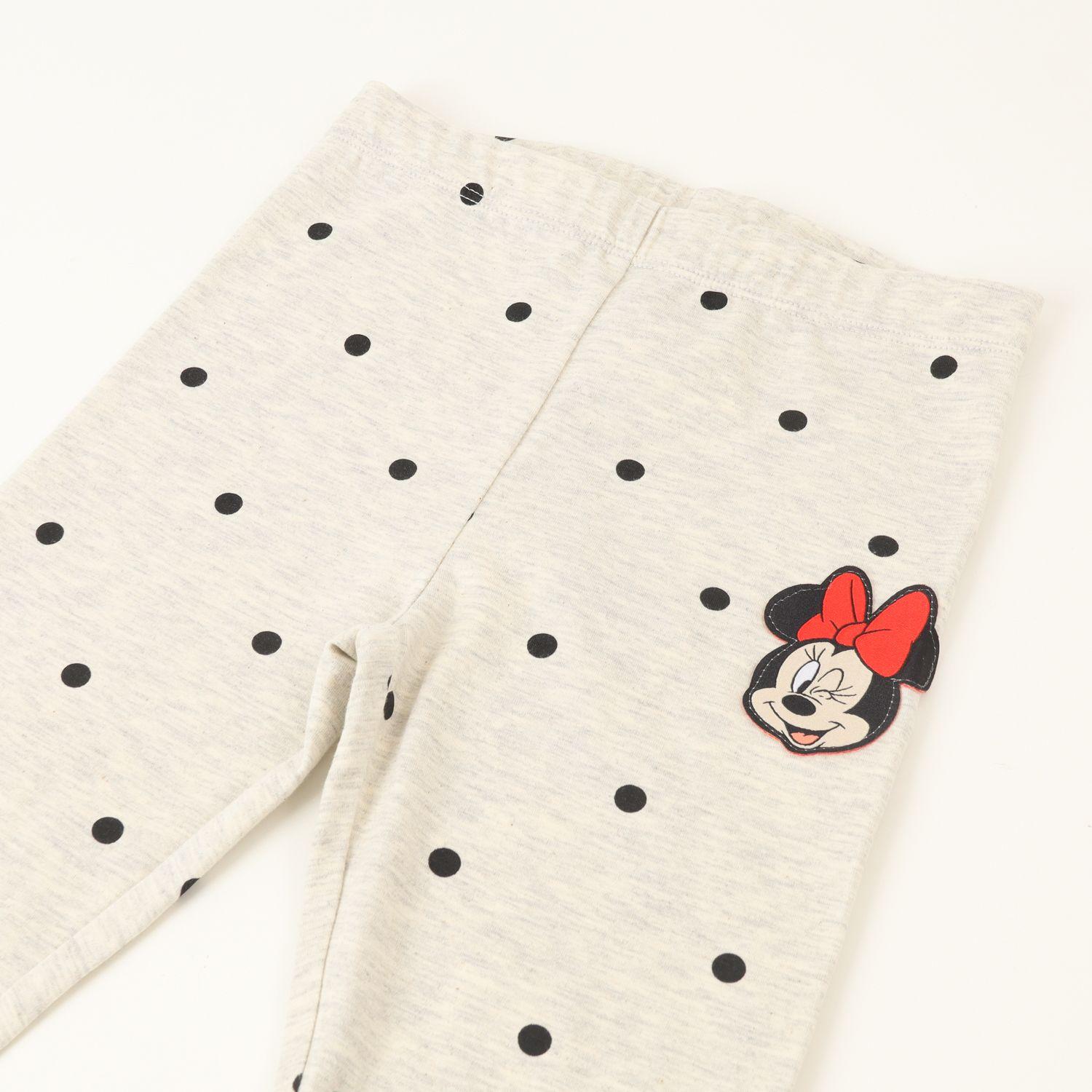 Calza Flare Niña Minnie Puntos Gris Disney-1