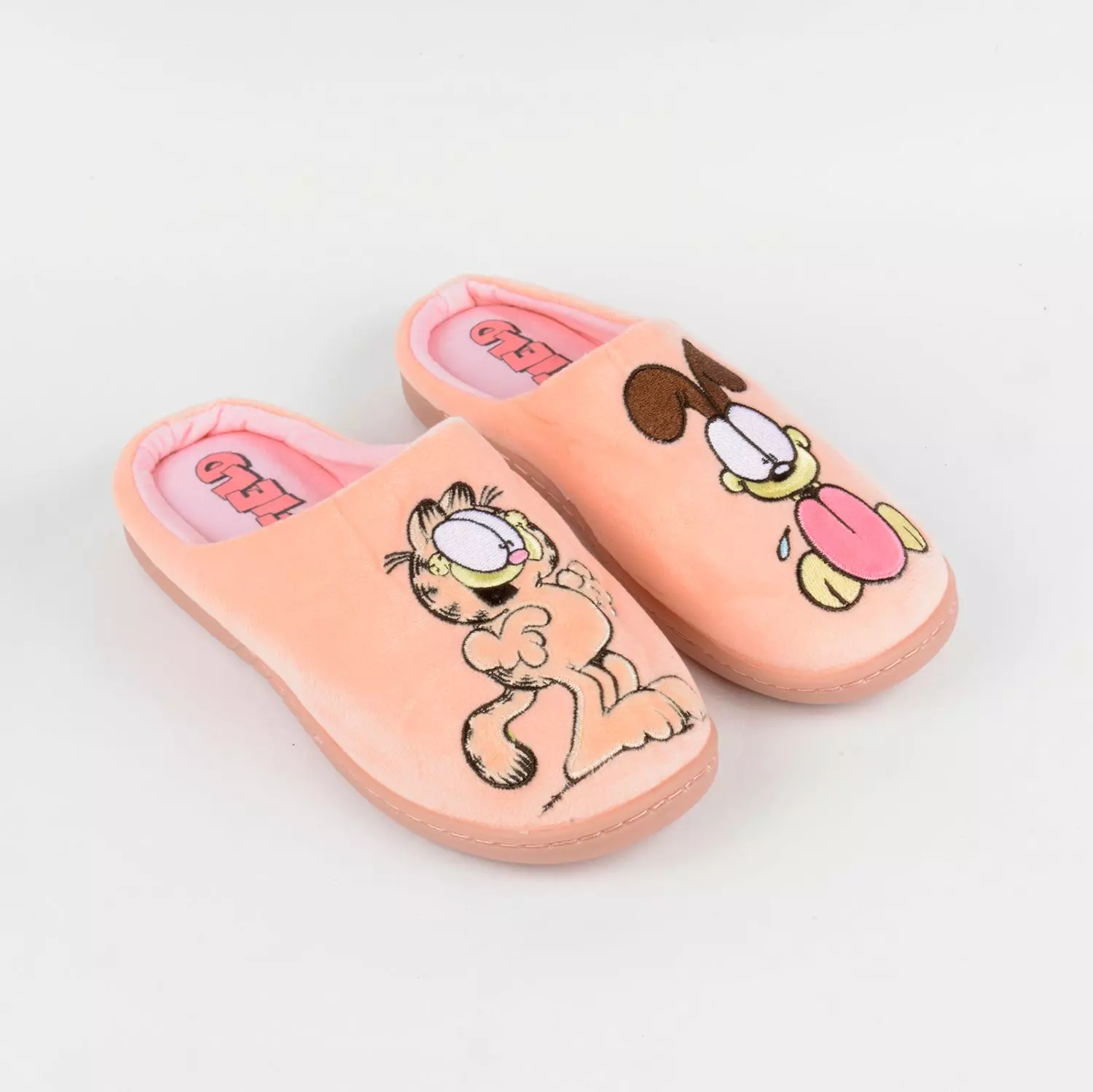 Pantufla Mujer Friends Damasco Garfield-0
