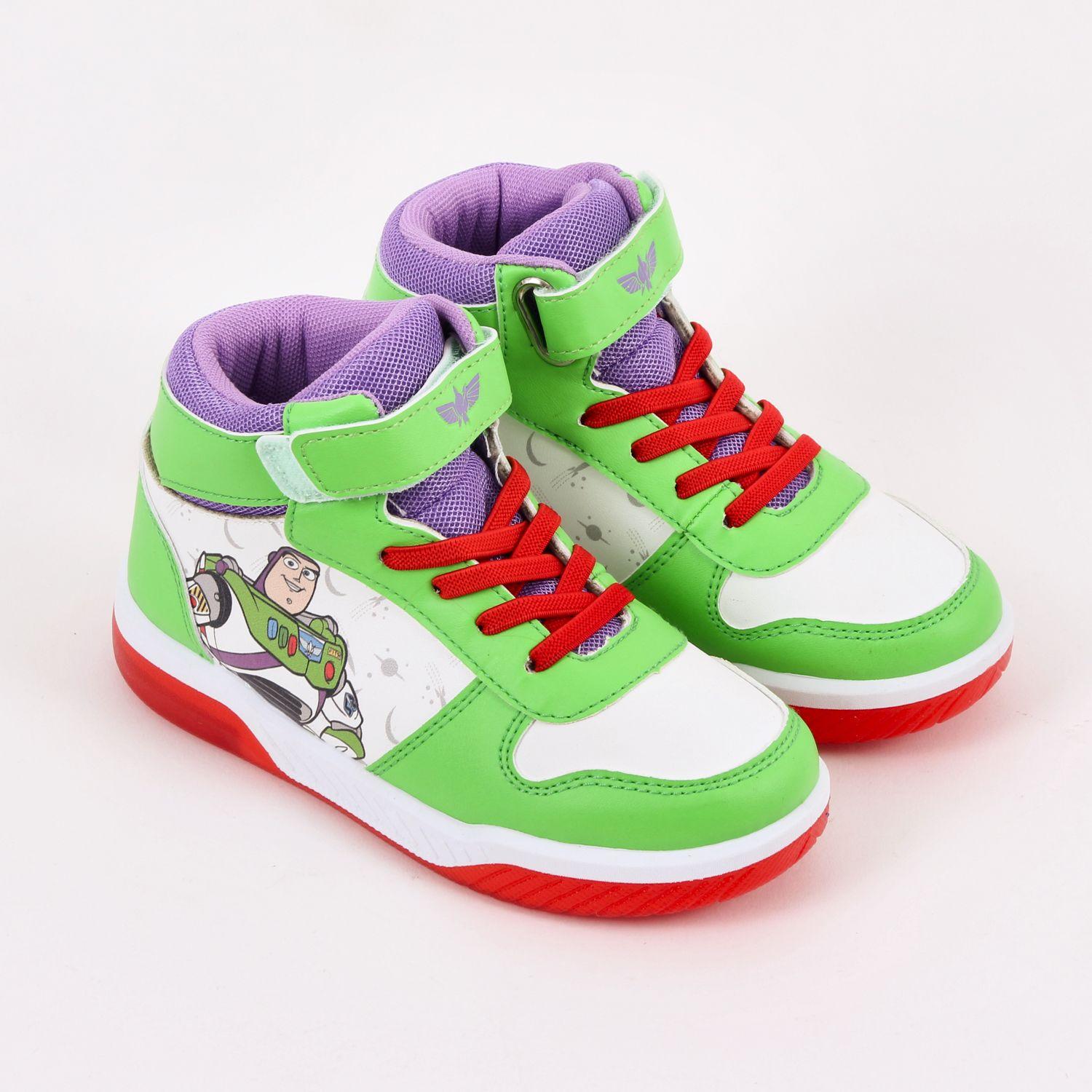 Zapatilla Luces Niño Buzz Lightyear Toy Story Verde Disney-1