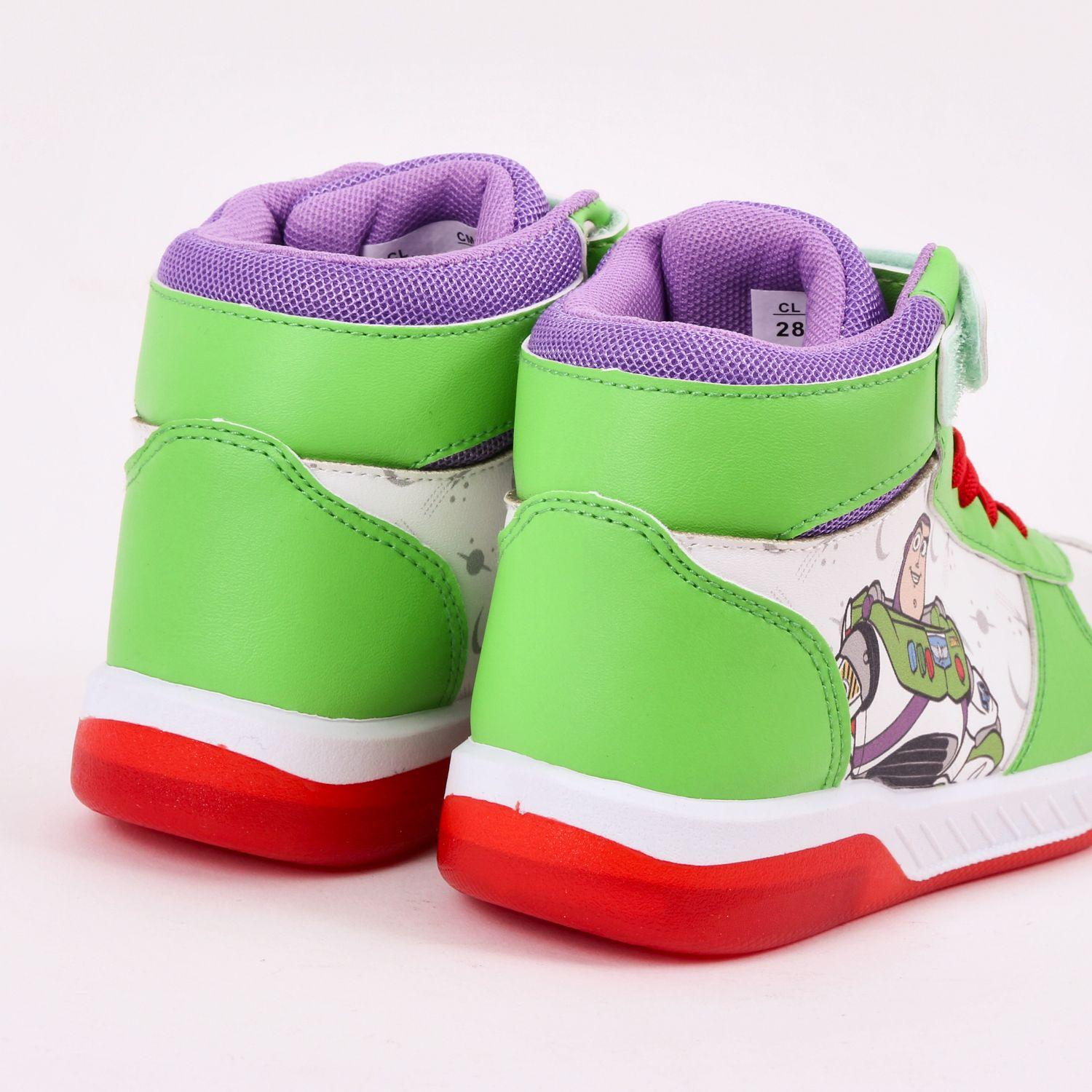 Zapatilla Luces Niño Buzz Lightyear Toy Story Verde Disney-2