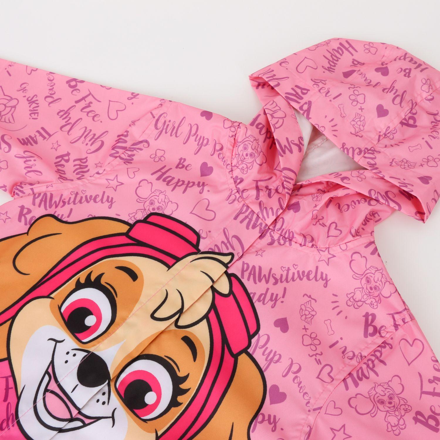 Impermeable Niña Print Skye Rosado Paw Patrol-2