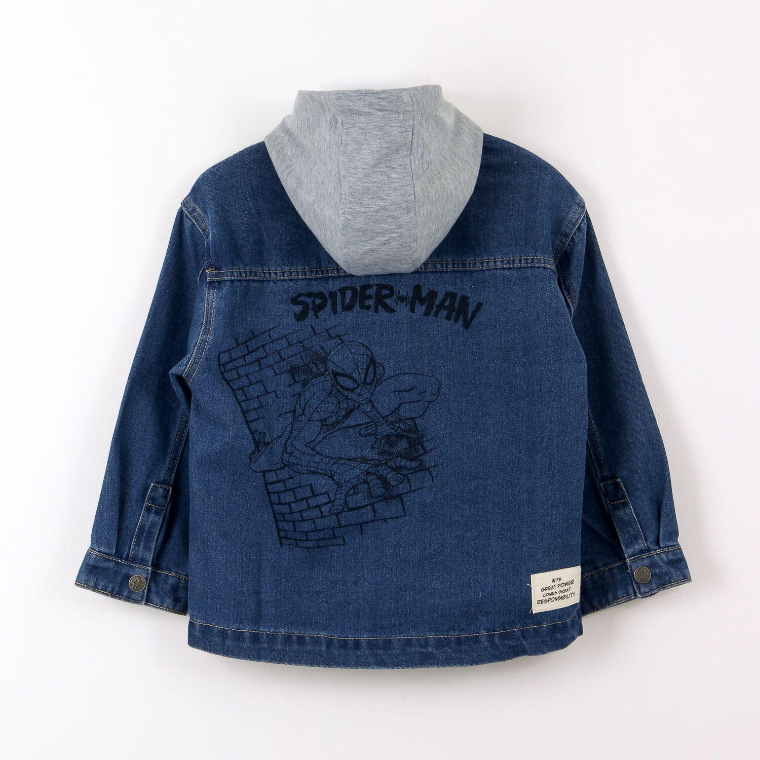Chaqueta Niño Spiderman Marvel Mezclilla Azul-2