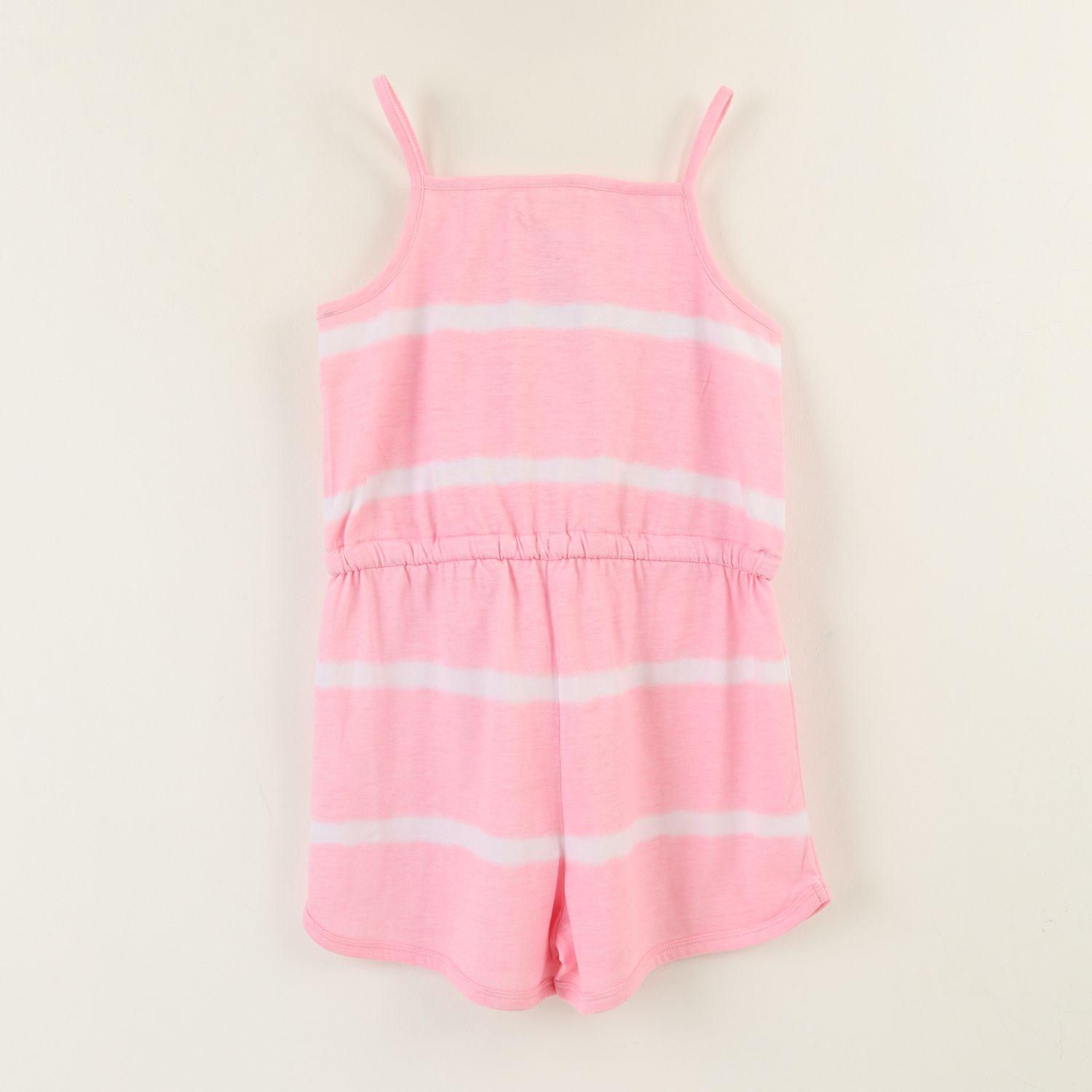 Enterito Niña Rosado Rayas Tie Dye Lilo & Stitch Disney-1