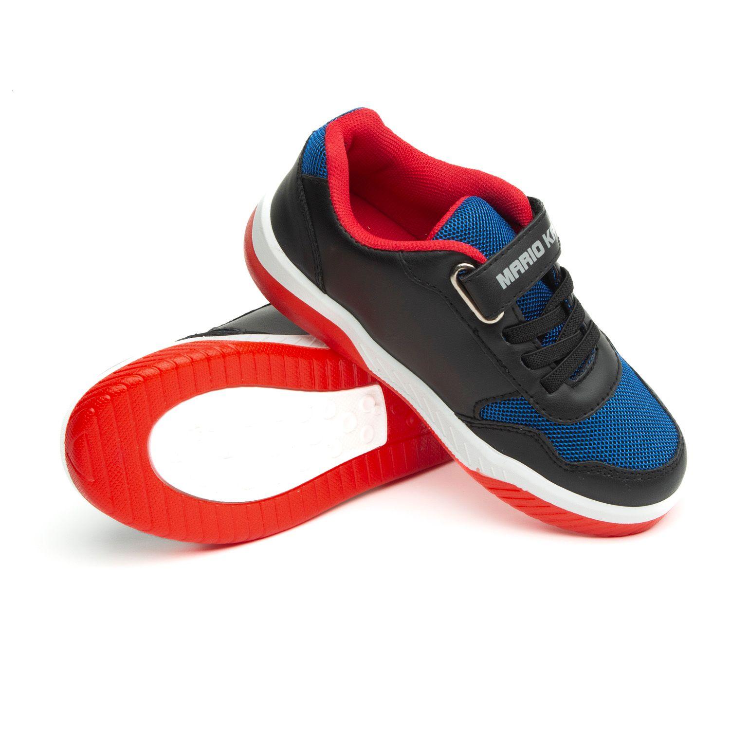 Zapatilla Con Luces Niño B2124 Mario Bross Negro Nintendo-2