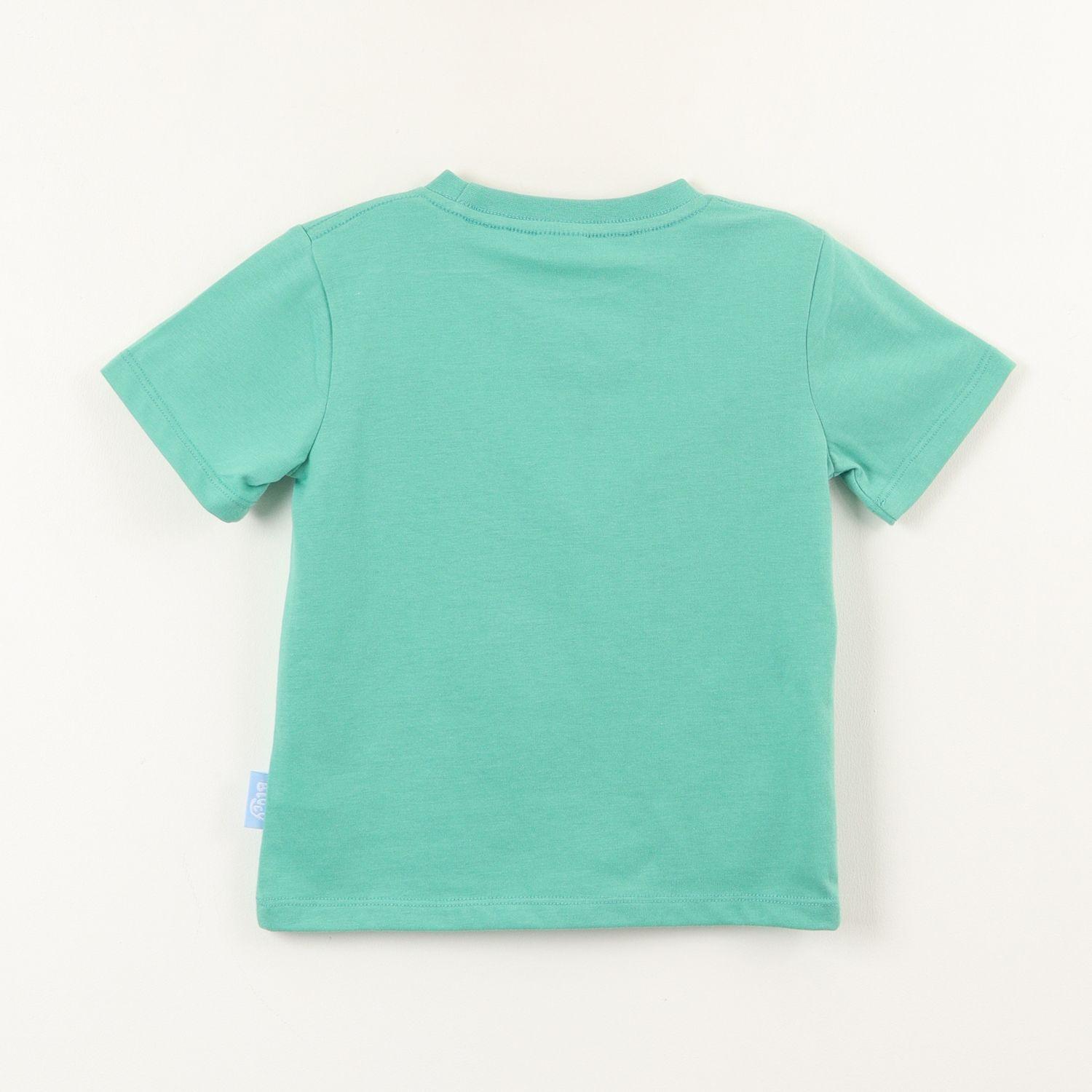 Polera Manga Corta Niño Verde Fun Bingo Y Bluey-2