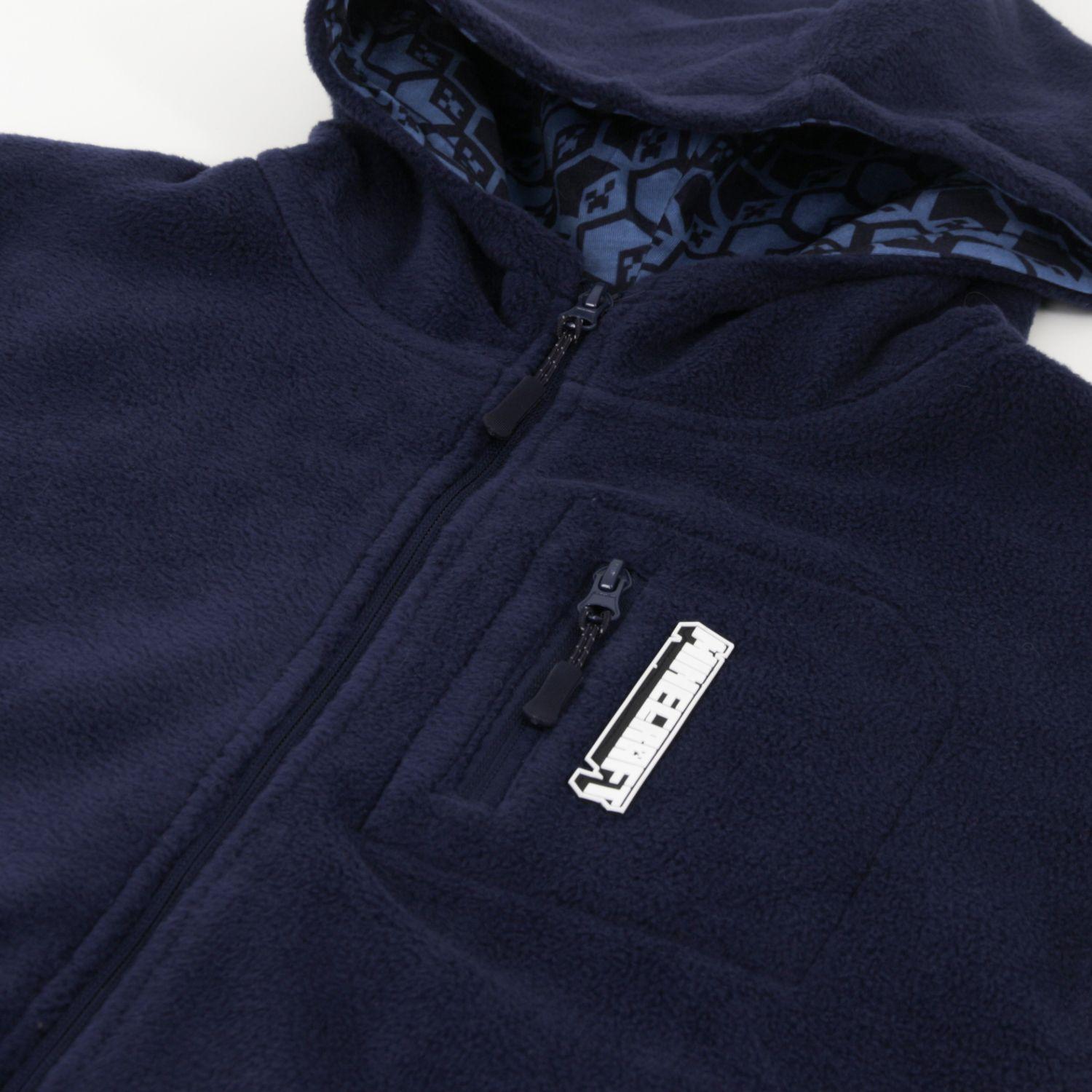 Polar Escolar Niño Azul Marino Bolsillo Minecraft-2