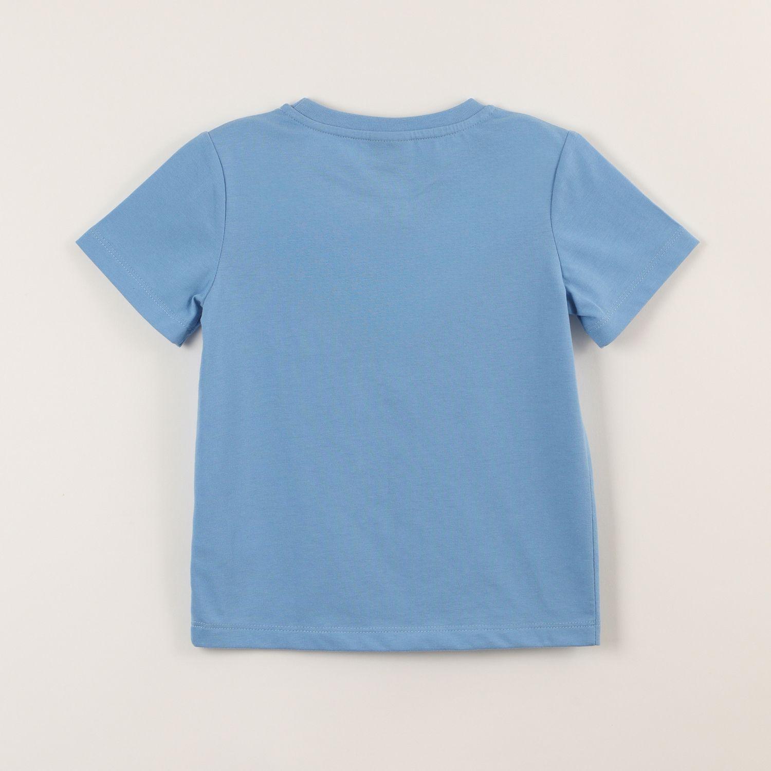 Polera Manga Corta Niño Azul Bolsillo Mickey Disney-1