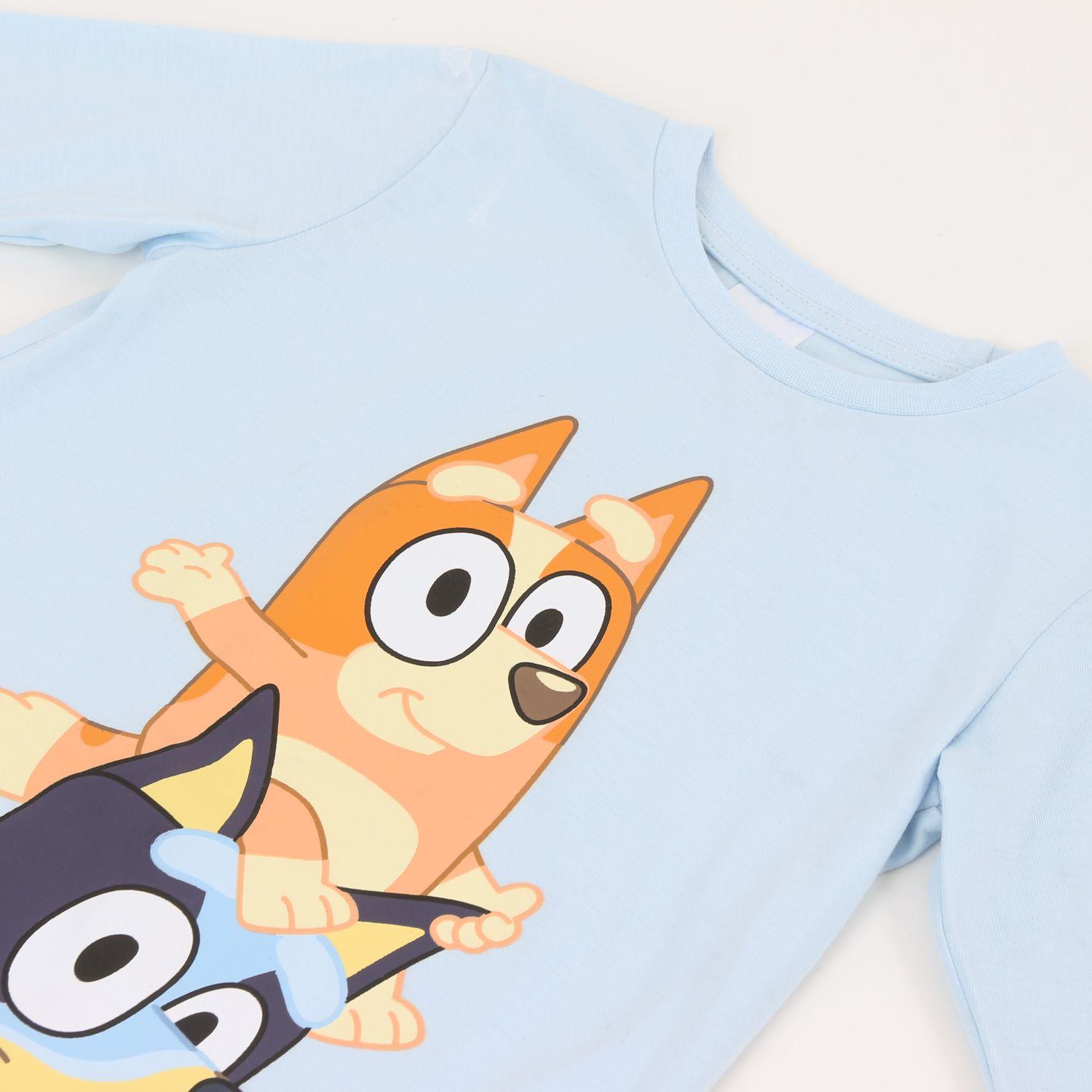 Pijama Manga Larga Niño Friends Celeste Bingo & Bluey-2