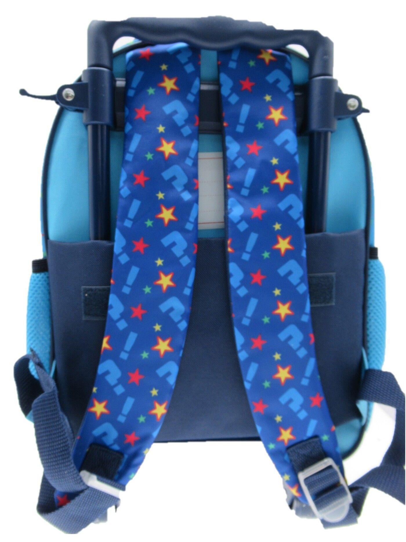 Mochila Escolar con Ruedas Niño FunTastic Mickey Azul Disney-2