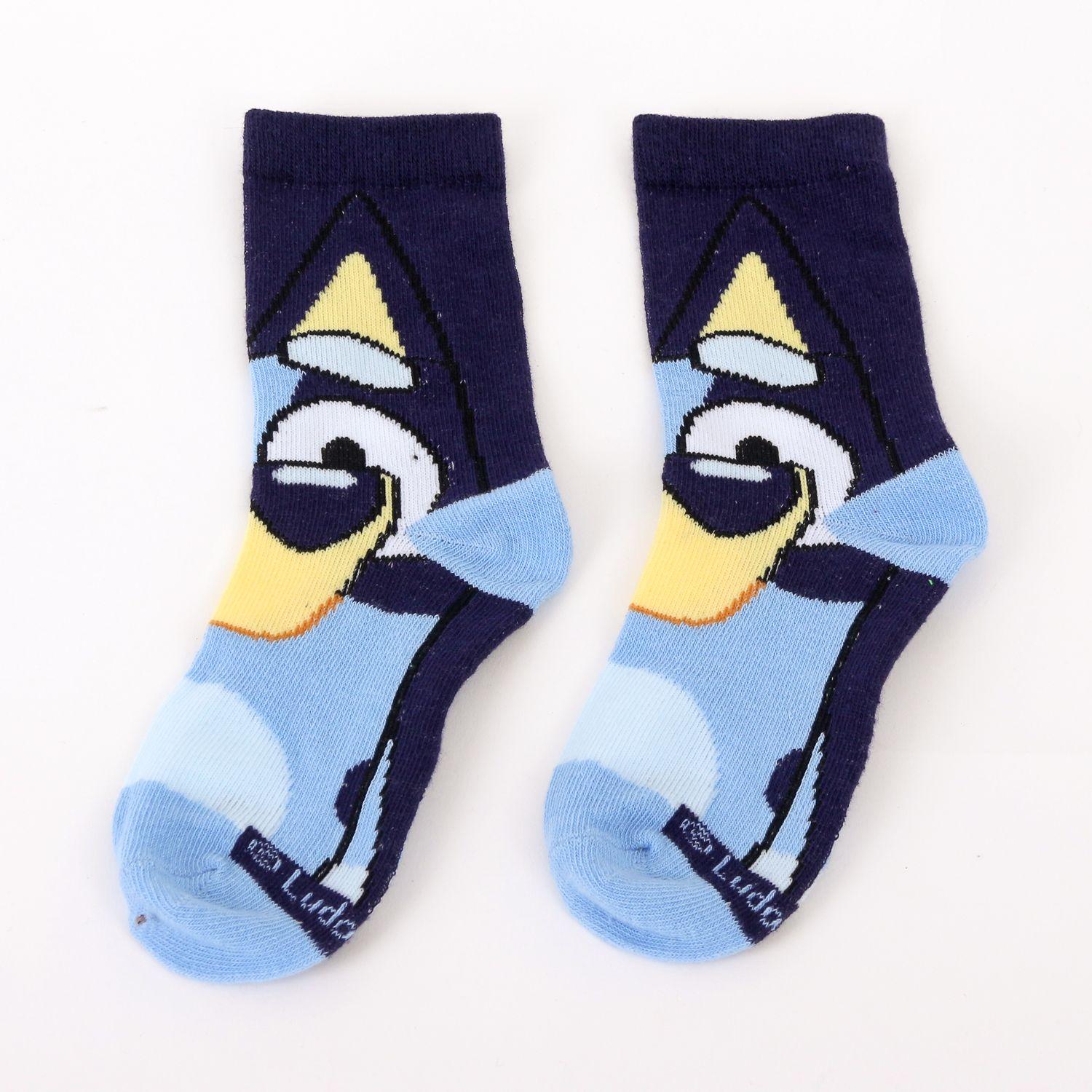 Calcetín 2P Niño Bingo & Bluey Diseño Celeste-2