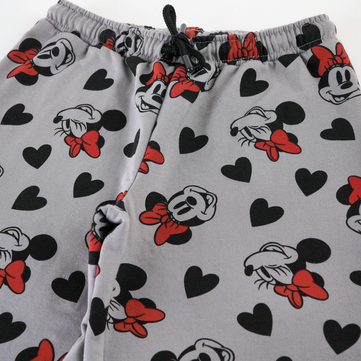 Pantalón de Buzo Niña Minnie Disney Palazzo Full Print Gris-2