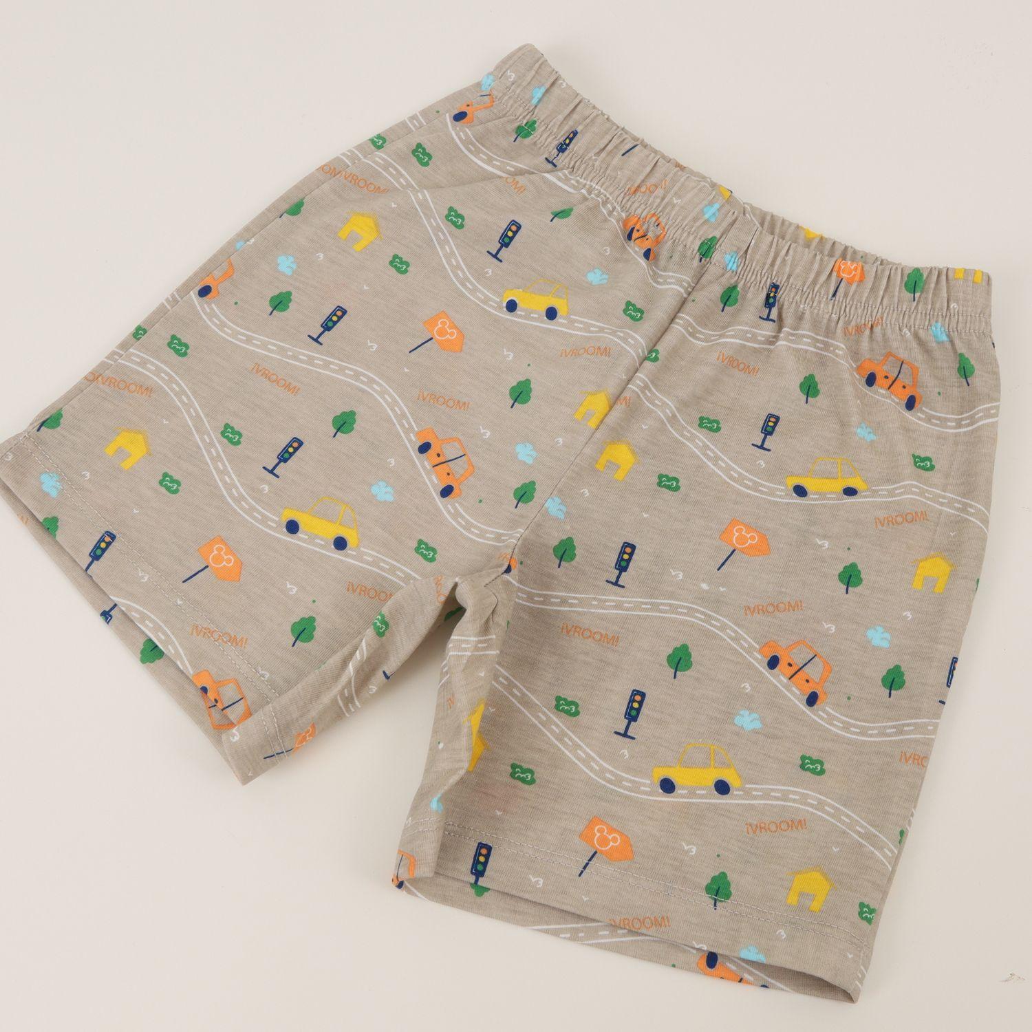 Pijama Manga Corta Niño Beige Go Mickey Disney-2