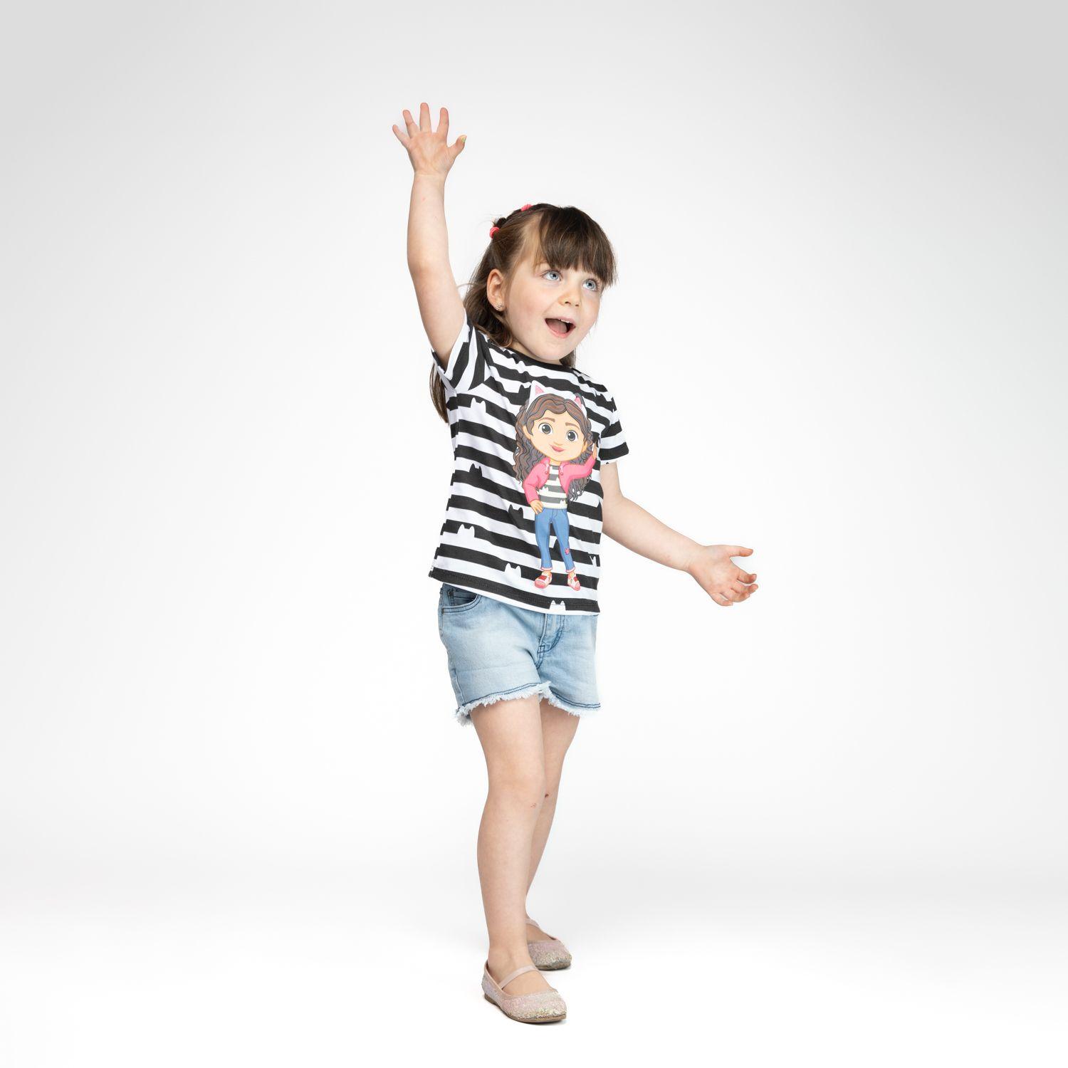 Polera Niña Cat Blanco Gabby Dollhouse-0