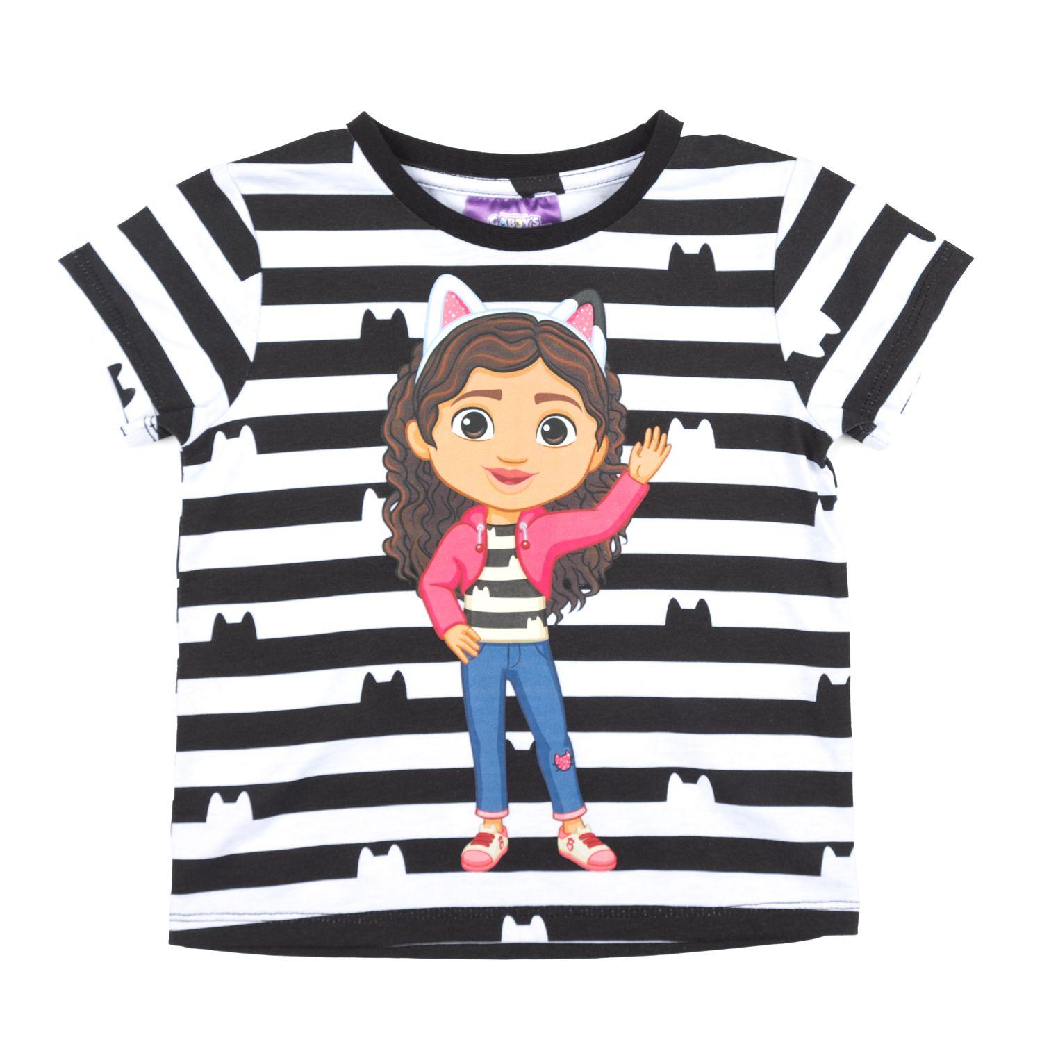 Polera Niña Cat Blanco Gabby Dollhouse-3
