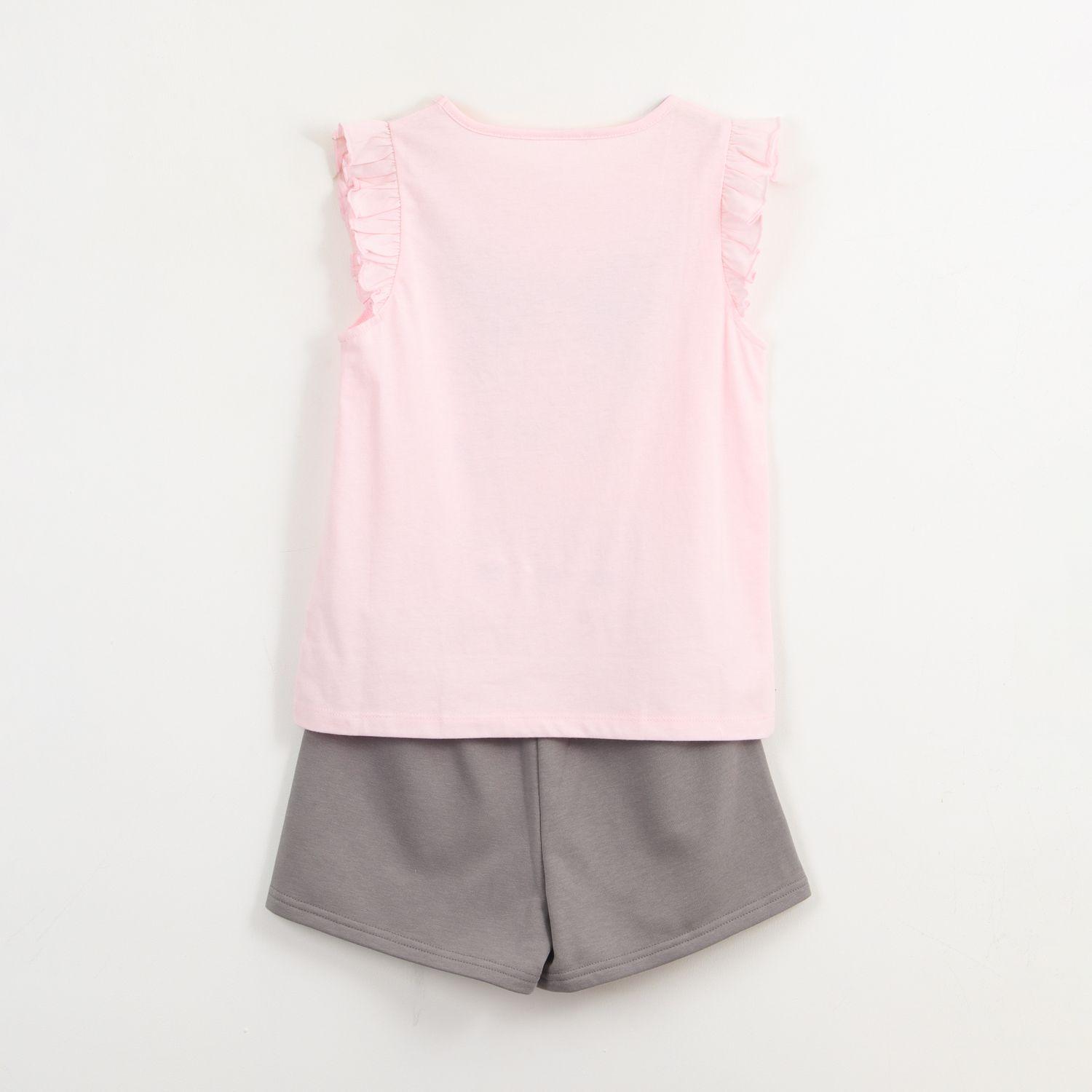 Conjunto Niña Rosado Kuromi Hello Kitty-1