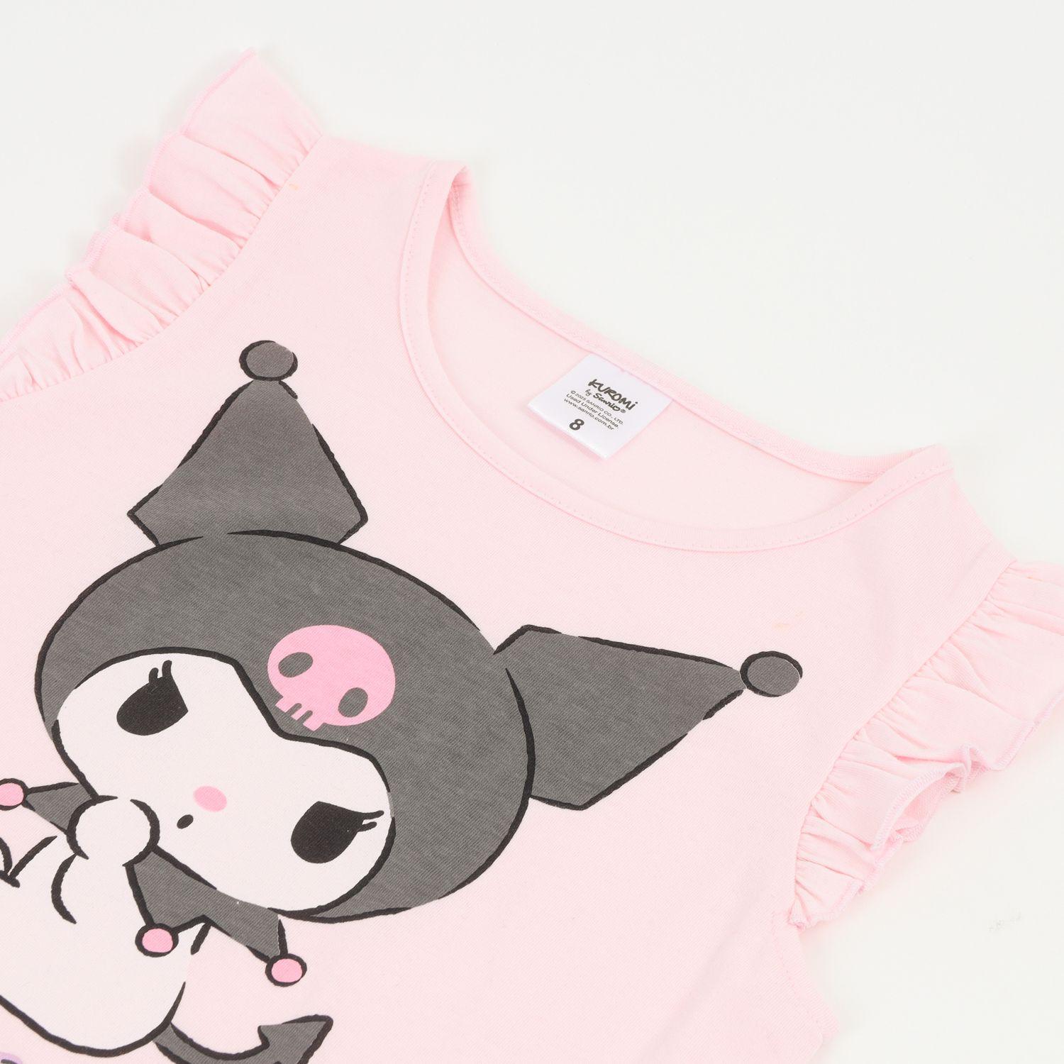 Conjunto Niña Rosado Kuromi Hello Kitty-2
