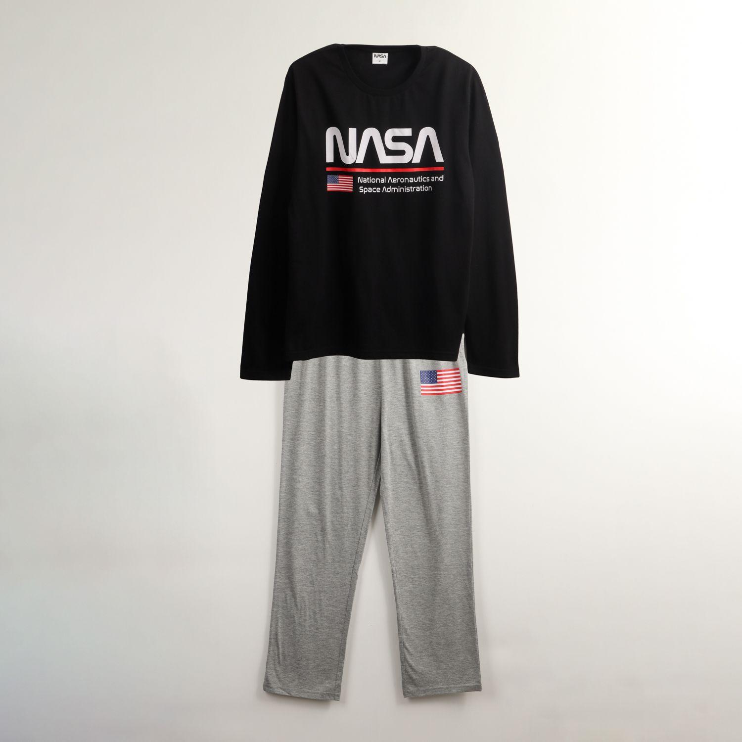 Conjunto Pijama  Hombre Logo Negro Nasa-0
